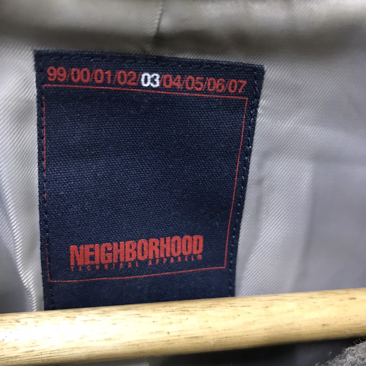 2003 Neighborhood grey wool coat - 2
