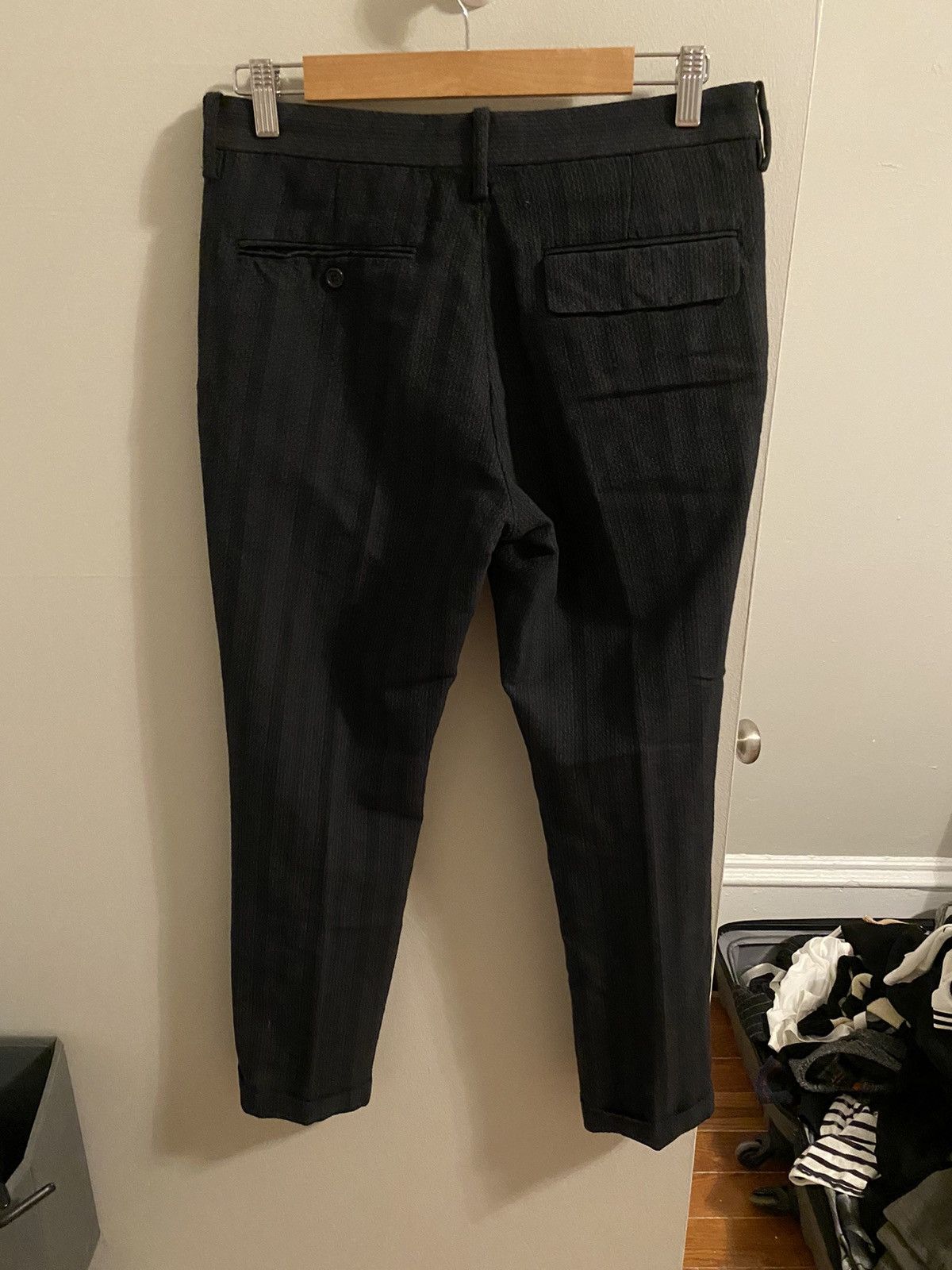 20ss striped slim trousers - 5