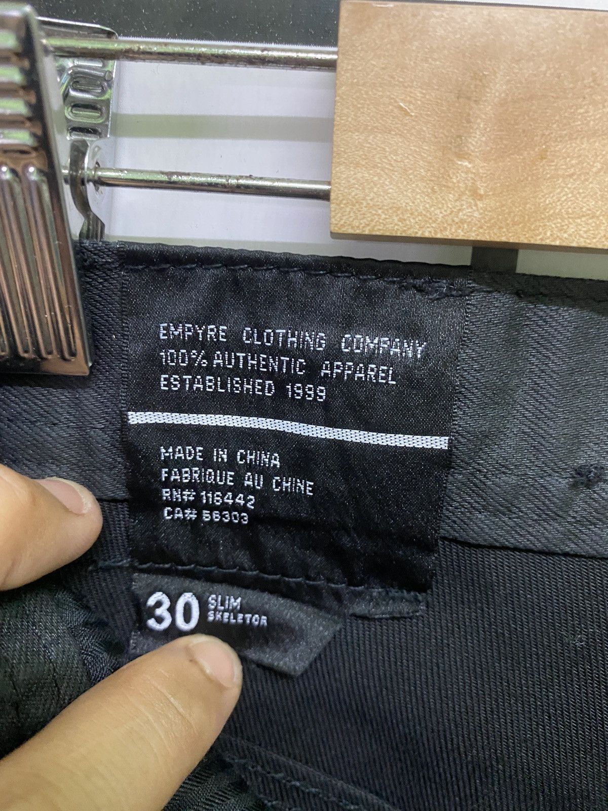 EMPYRE Black Waxed Pants - 20