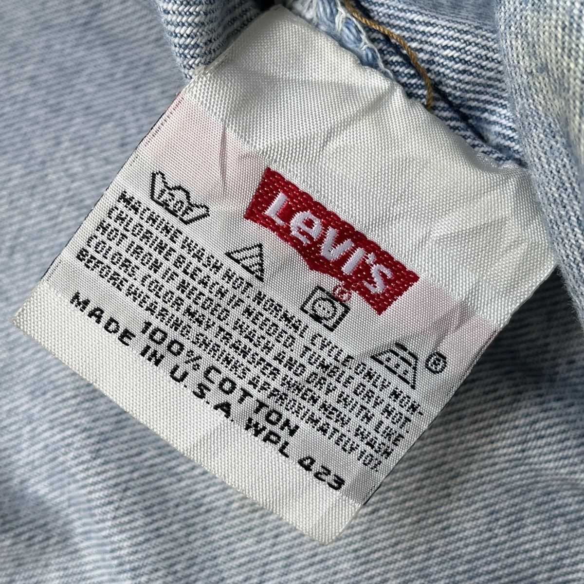 Ripped Levis 501 Vintage 1993 Straight Cut Made In USA - 12