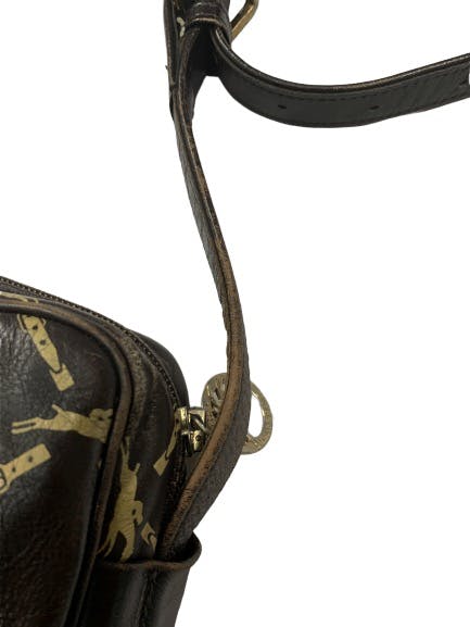 Longchamp sling leather bag - 8