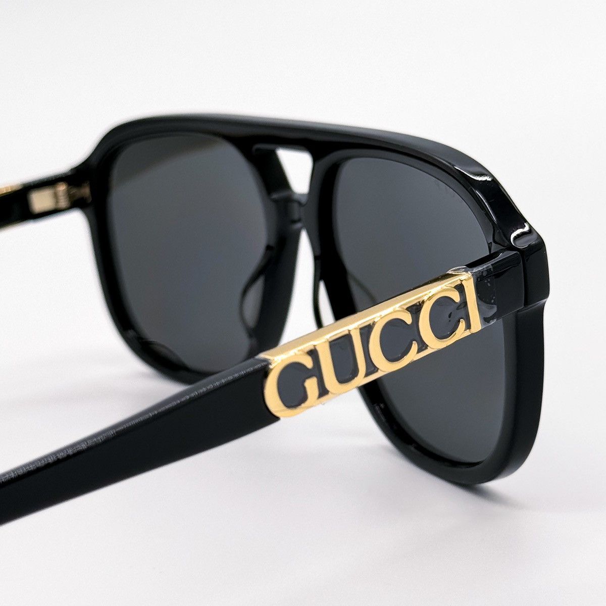 NEW GUCCI GG1188S 001 AVIATOR BLACK UNISEX SUNGLASSES GUCCI - 9