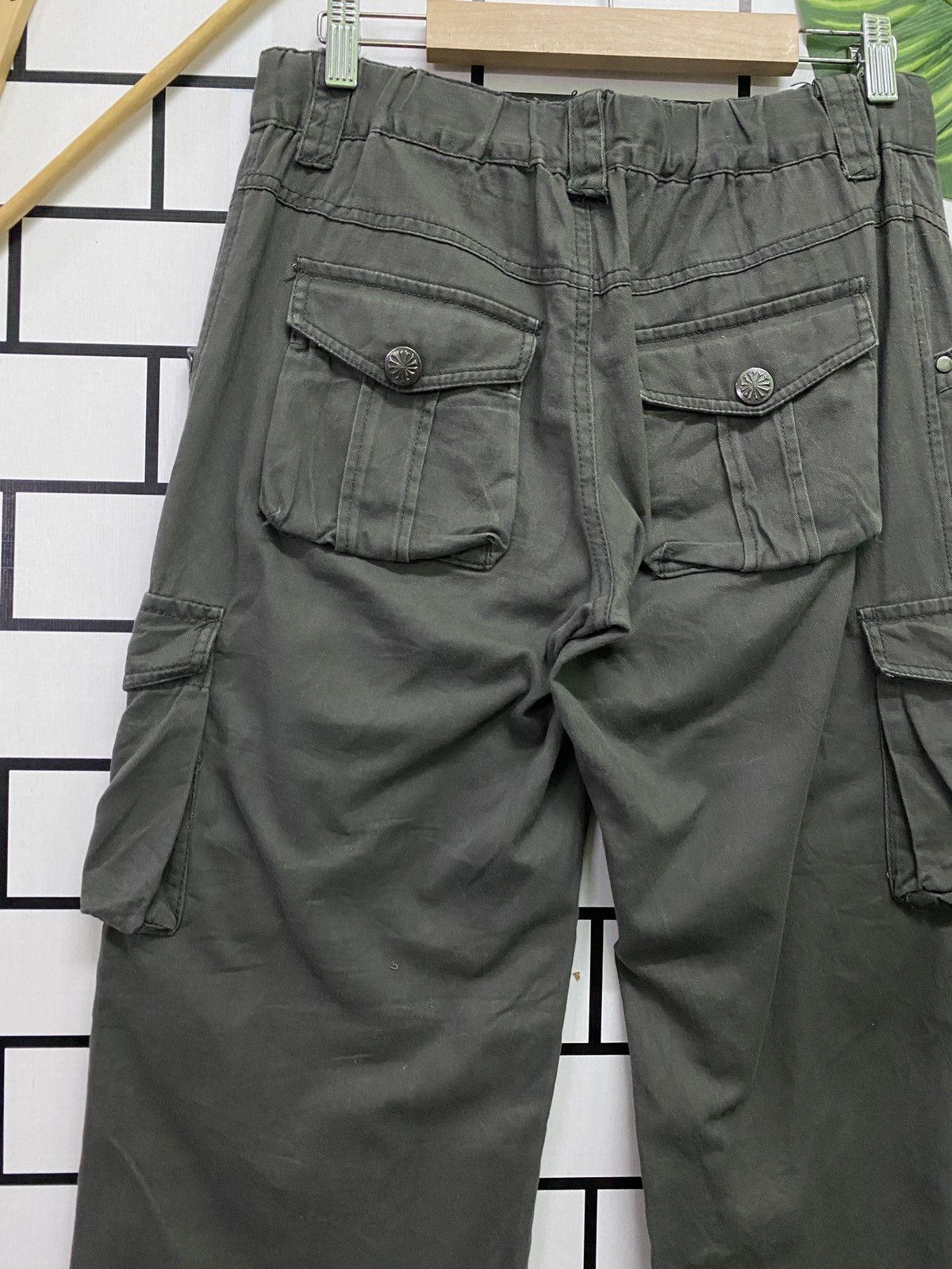 Japanese Brand - Unknown Cargo Japanese Tactical MultiPocket Parachute Pants - 10