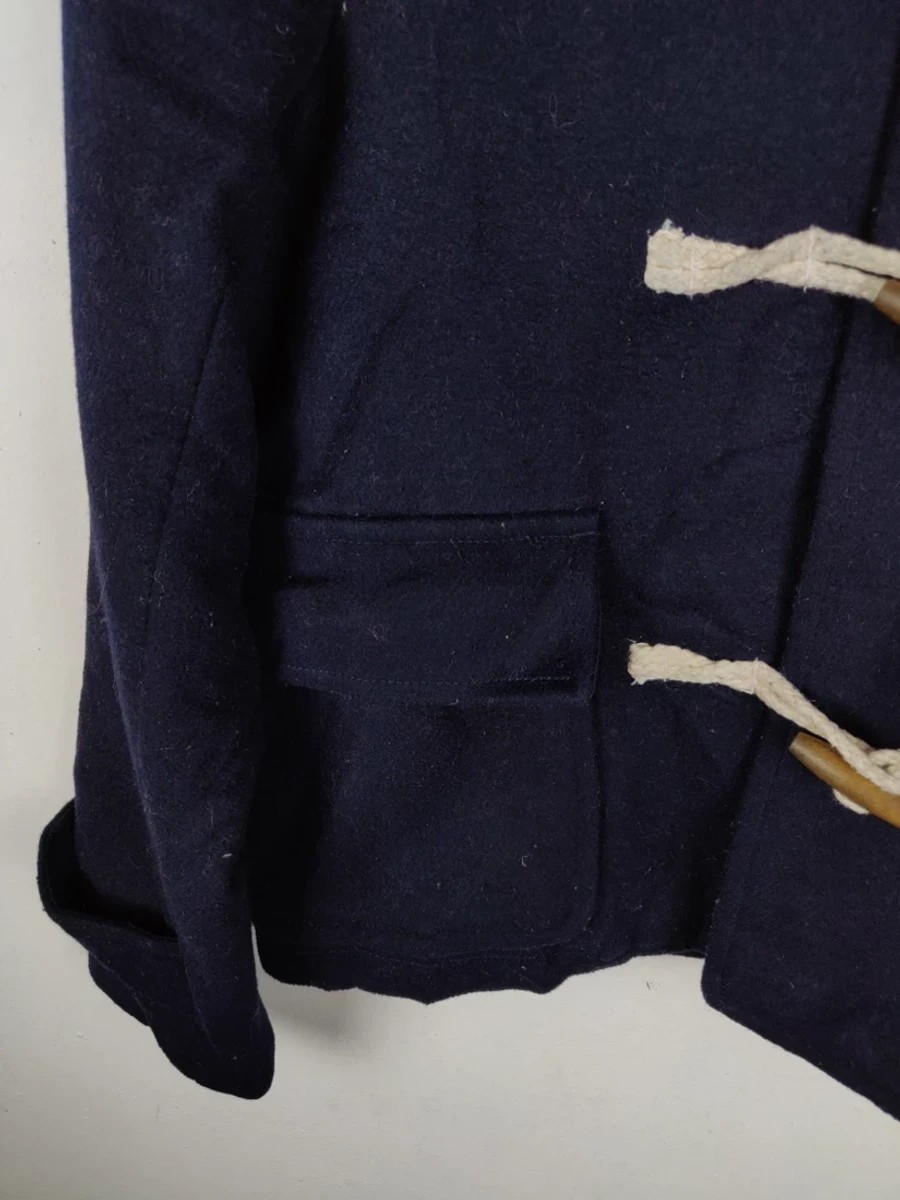 Final Drop! Cropped Duffel Coat Wool Winter Jacket - 4