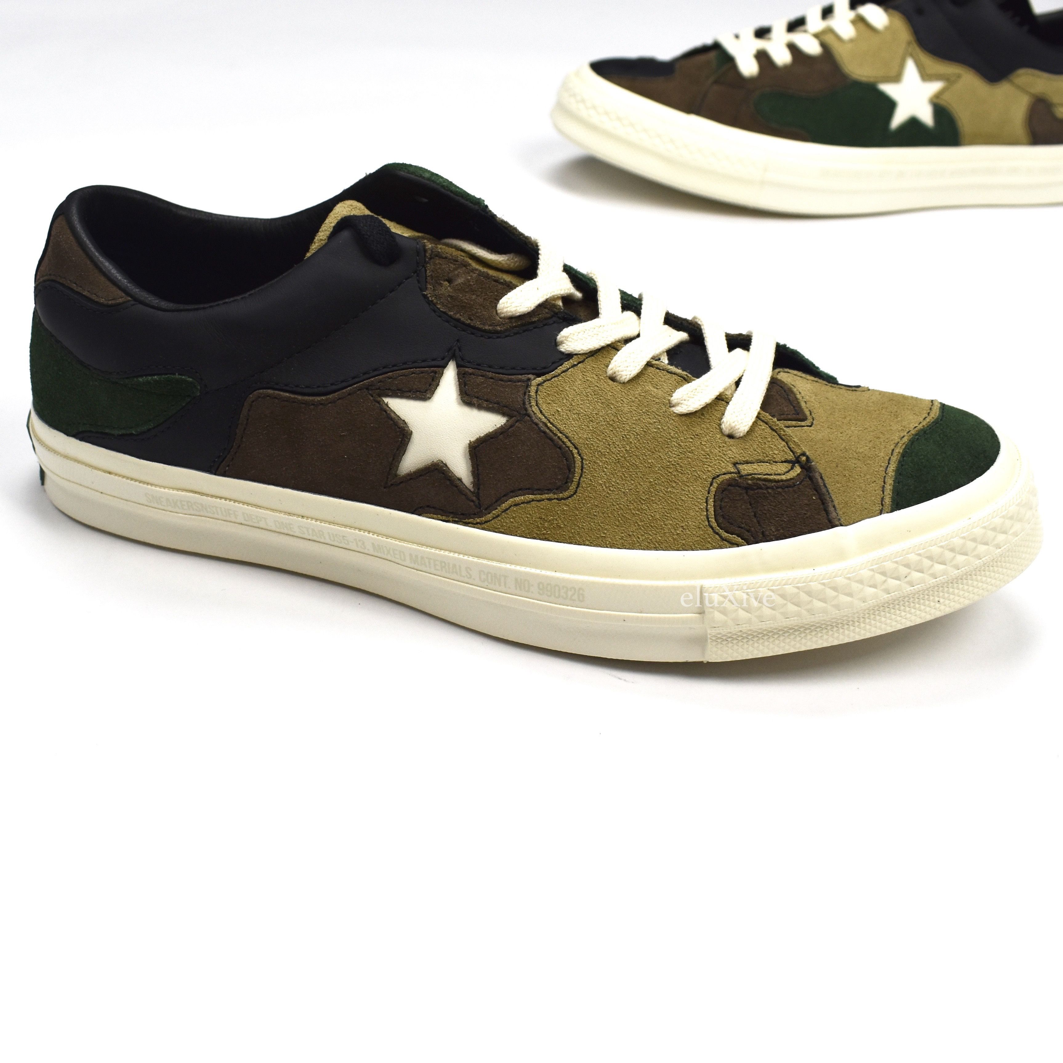 SNS Camo Patchwork One Star Sneakers DS - 3