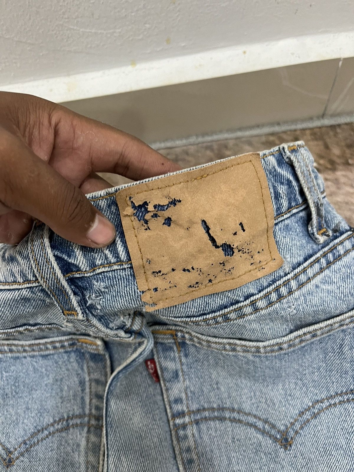 💥Vintage Flare Destroy Levis - 13