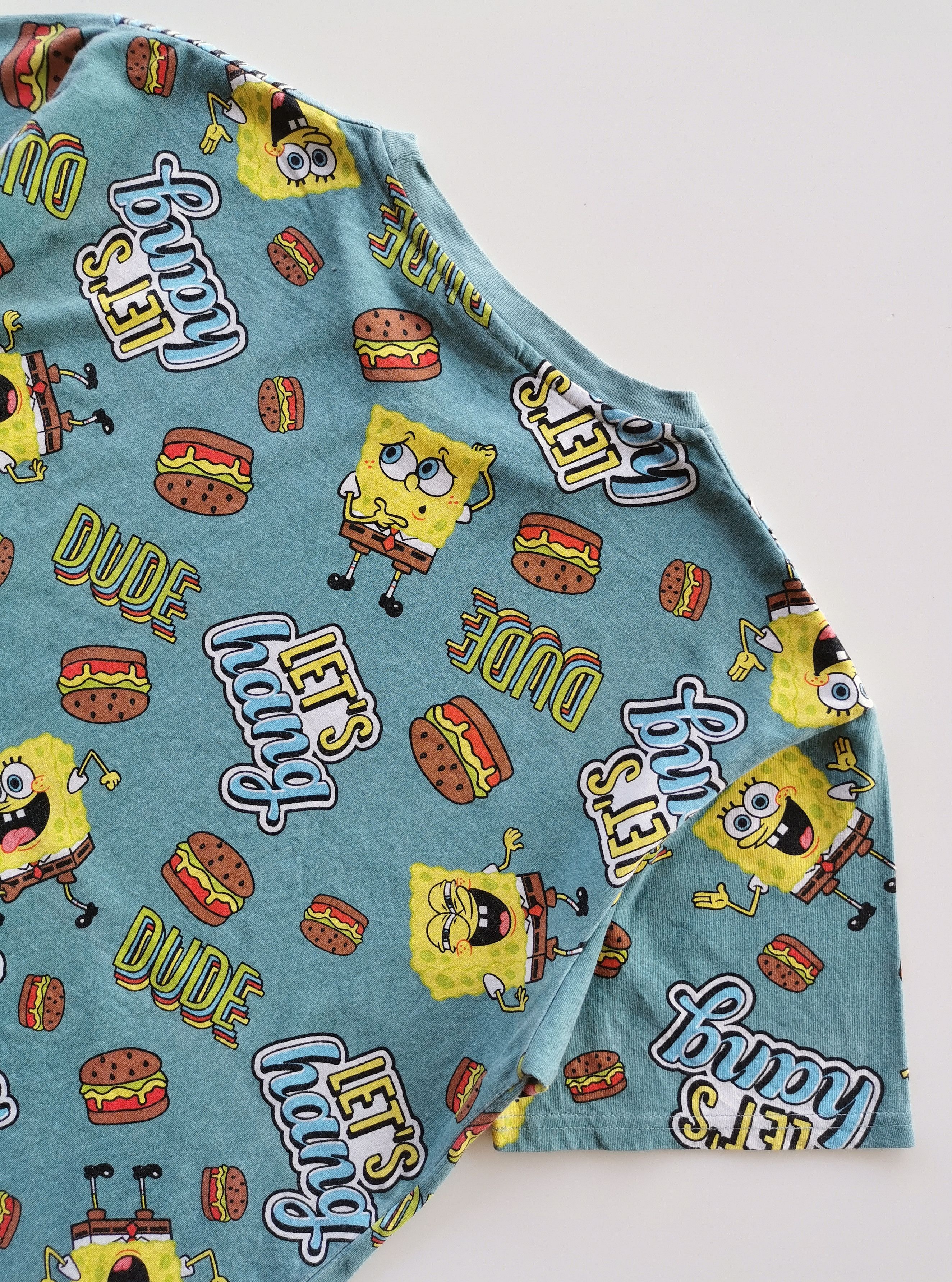 Spongebob Squarepants Cartoon Full Print Tshirt - 6