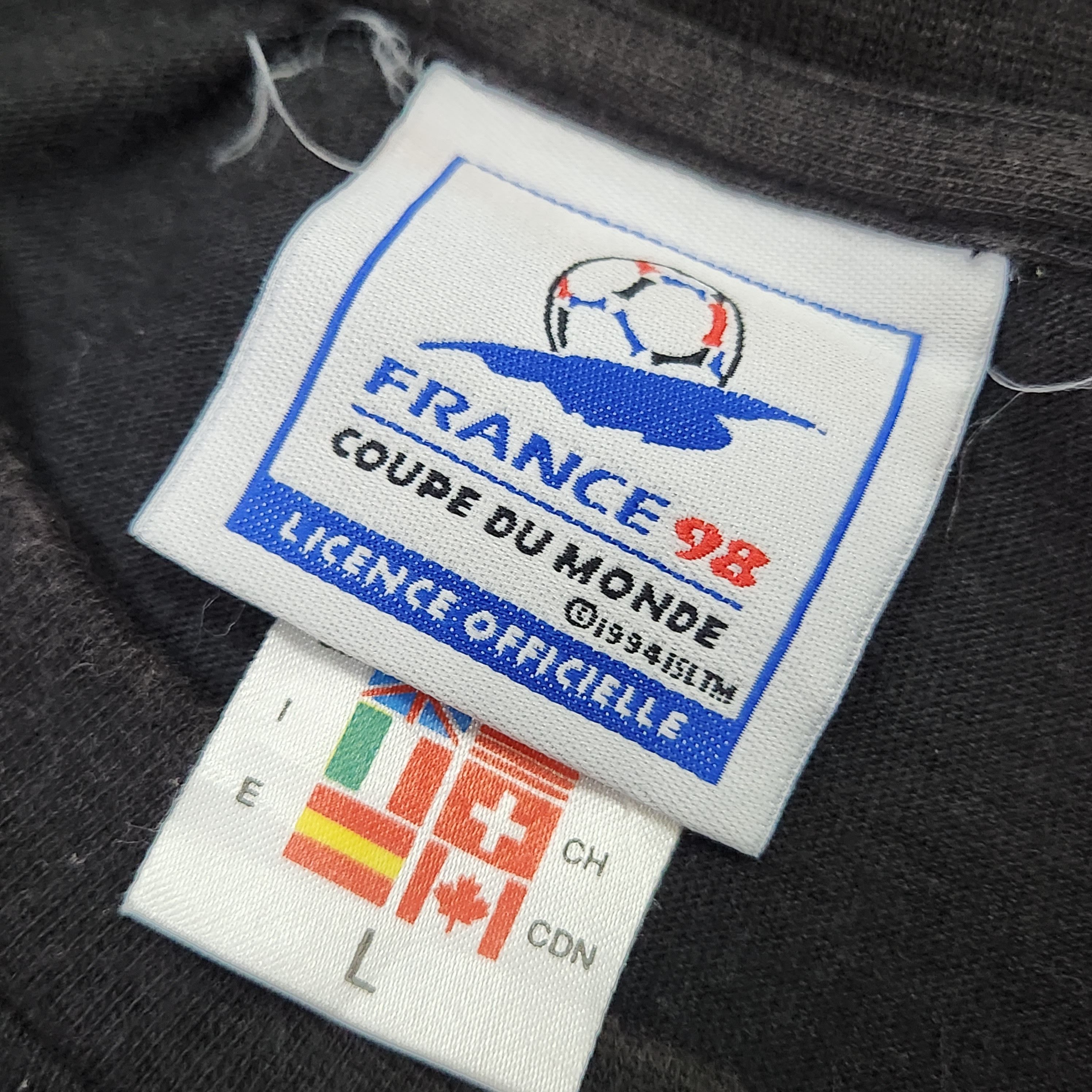 Vintage FIFA World Cup France 98 Adidas TShirt - 13