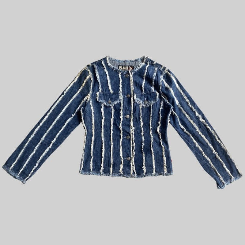 JPG Fray Denim Jacket - 1