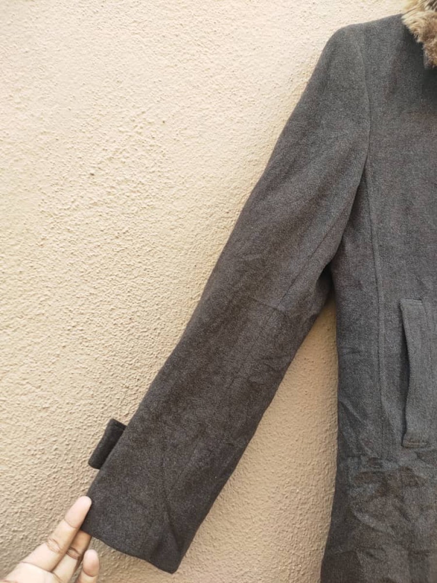 Cashmere & Wool - Ined Wool Long Jacket - 3