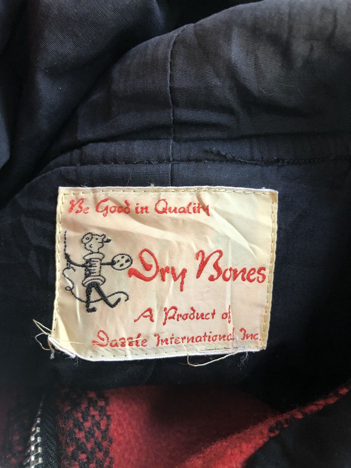 Dry Bones Check Tartan Parkas Wool Jacket - 3