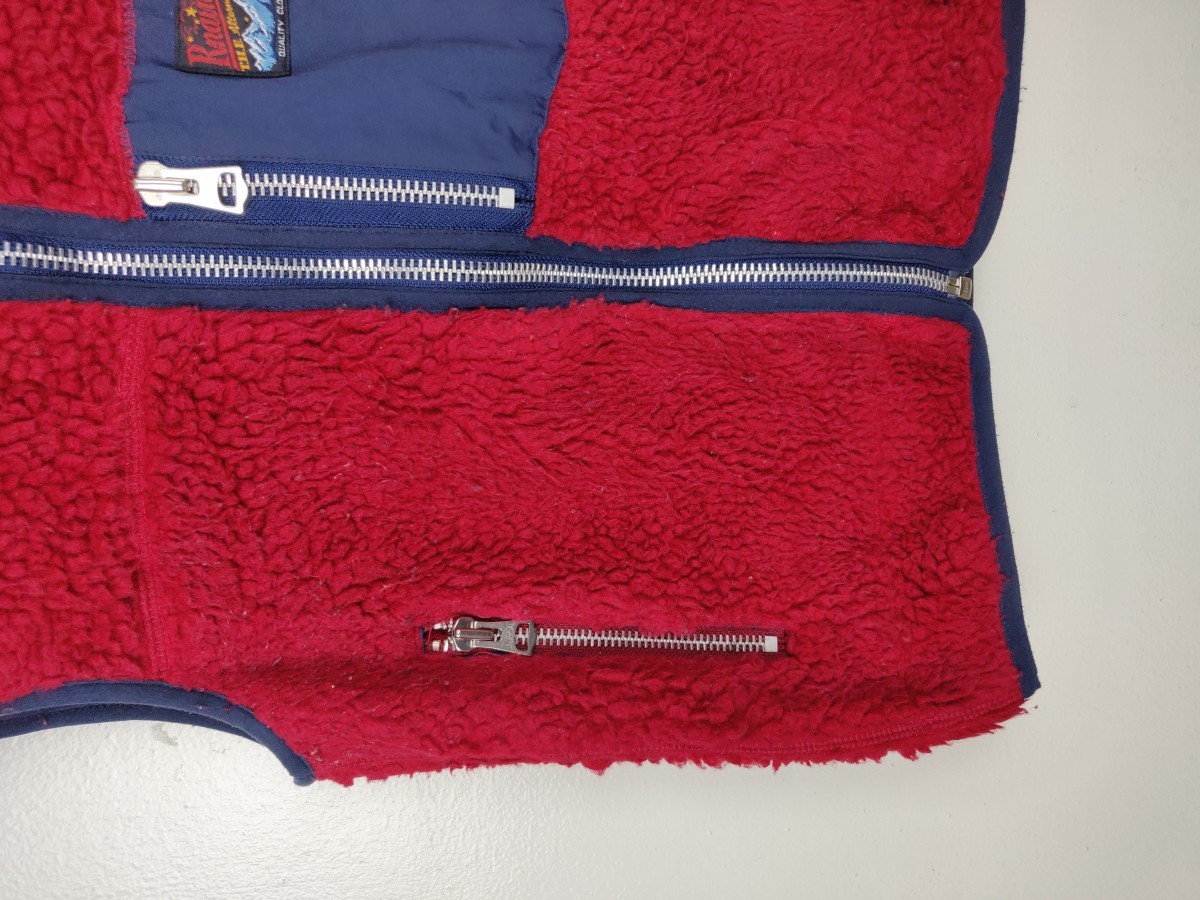 Japanese Brand - Rnainc. Japan Sherpa Hoodie Retro Vest Jacket Outerwear - 3