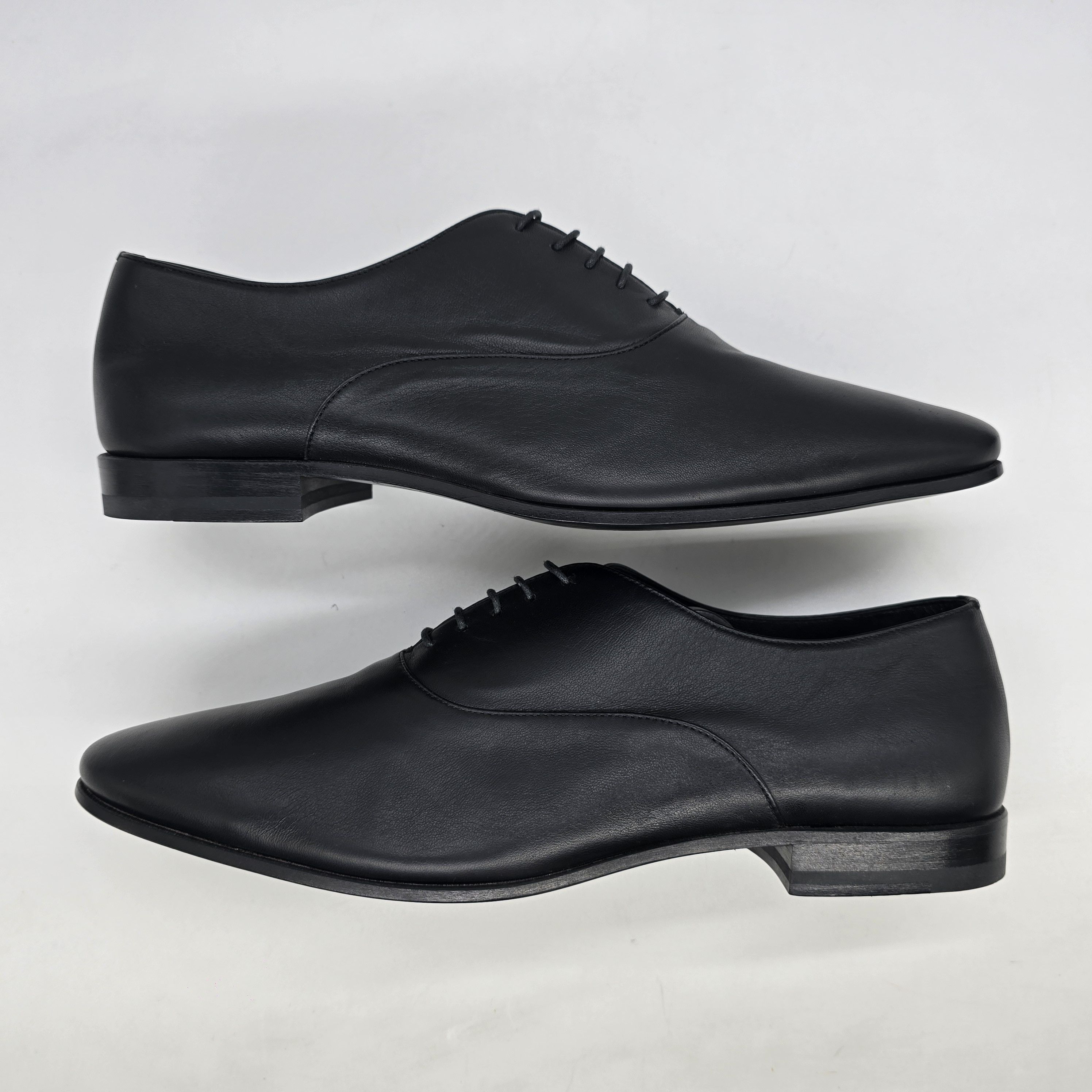 Saint Laurent Paris - Leather Plain Toe Oxford Shoes - 5