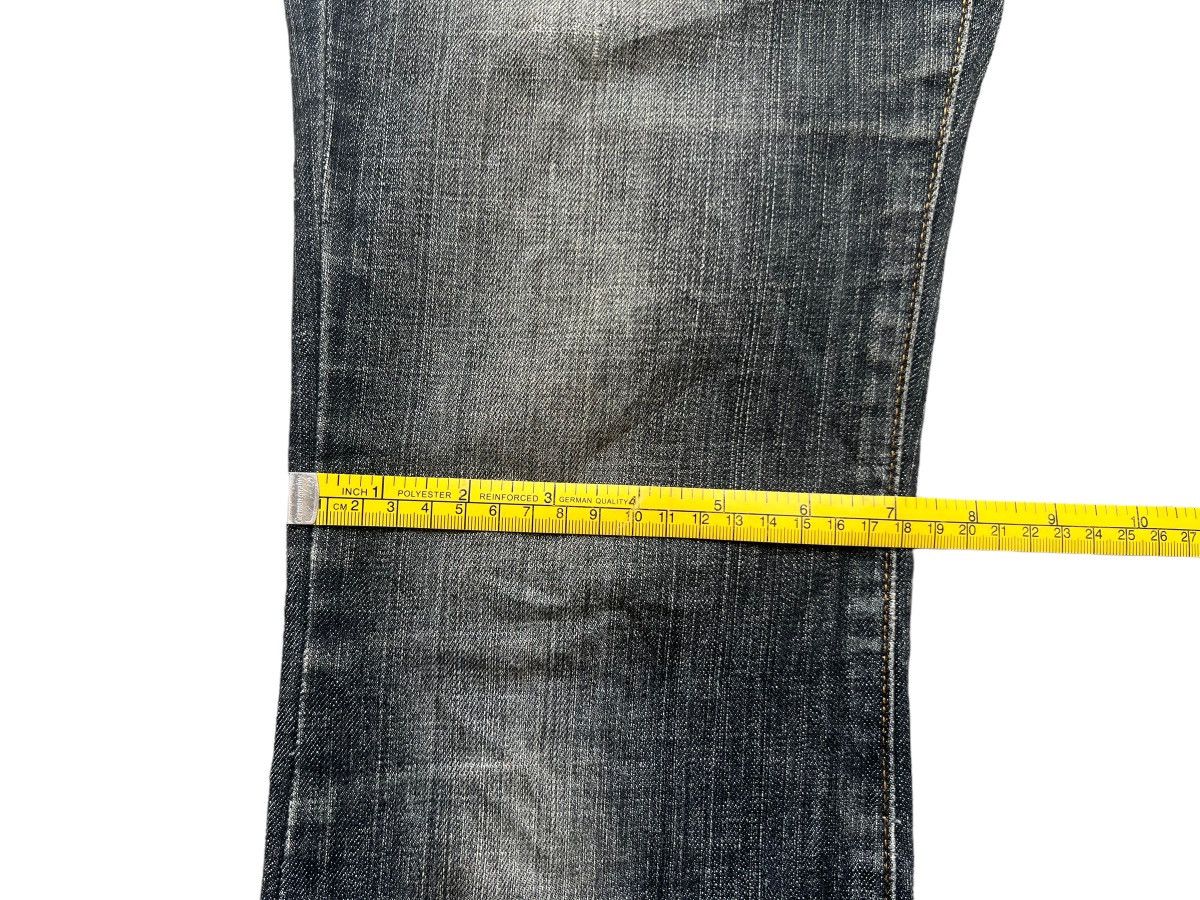 Uniqlo Black Low Rise Bootcut Flare Denim Jeans 30x29 - 15