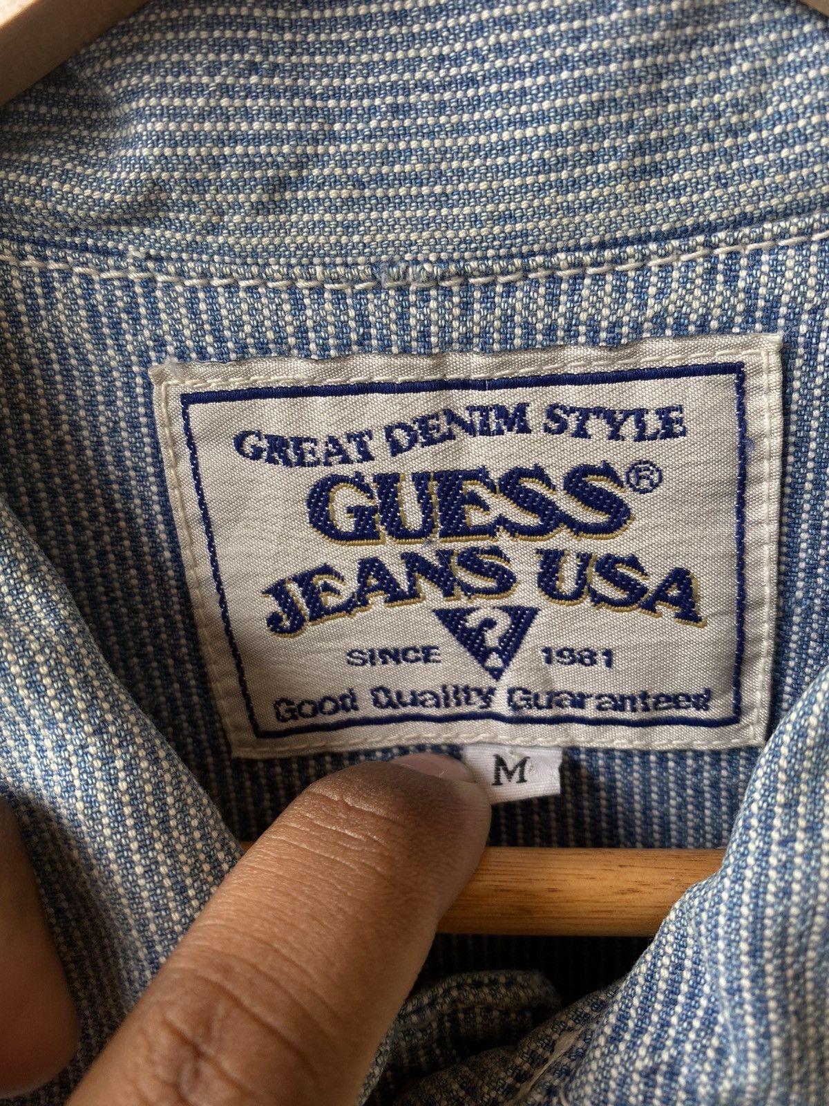 Vintage Guess Jeans Denim Trucker Jacket - 3