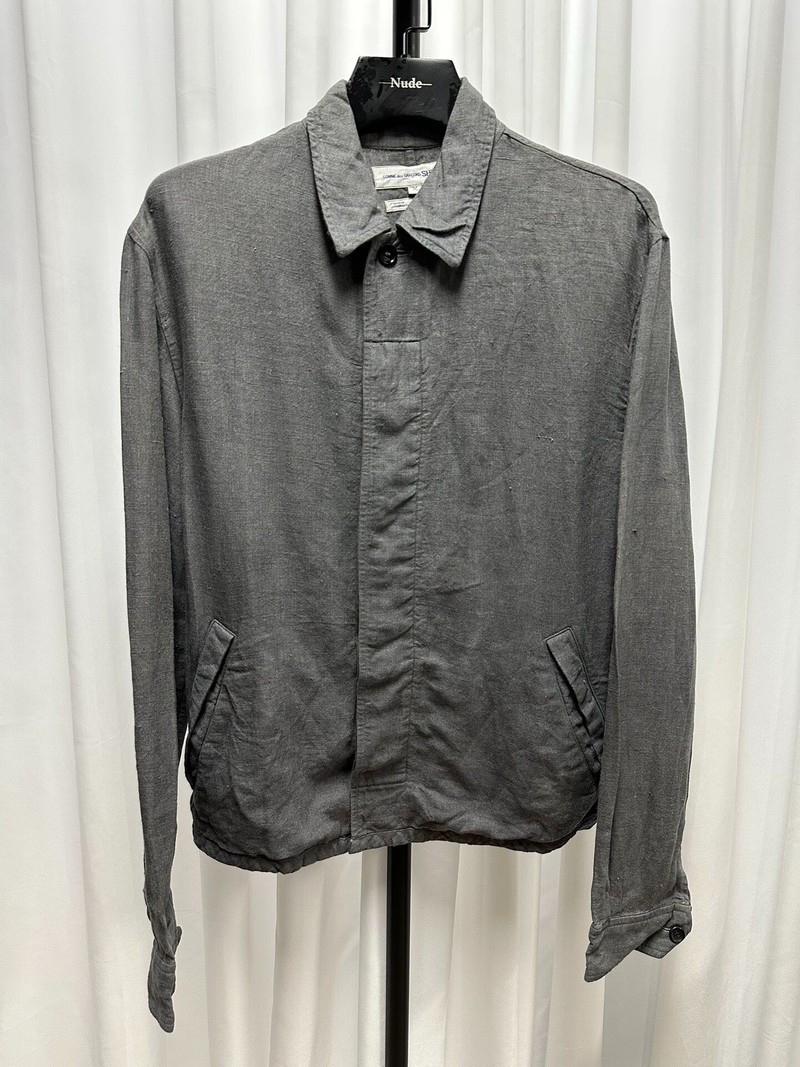 Comme des Garcons ramie shirt jacket - 1