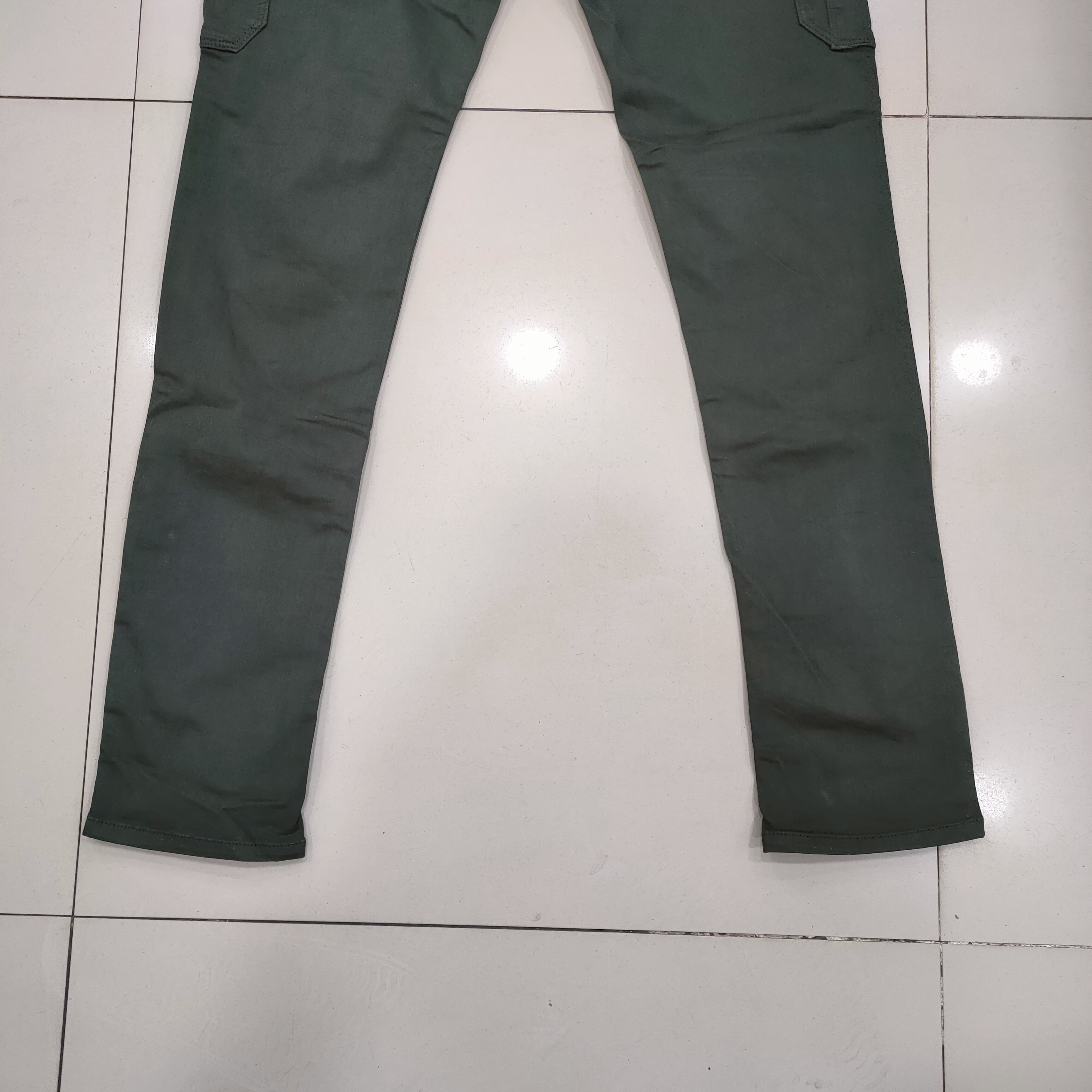 Japanese Brand - NICOLE LOWRISE MULTIPOCKET GREEN CARGO PANTS - 10