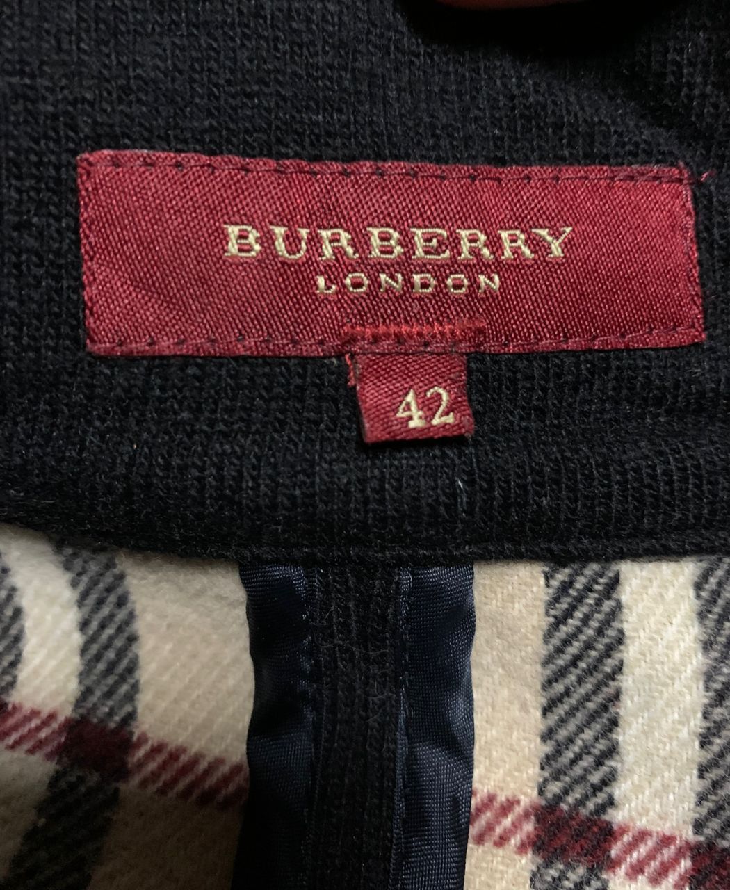 Burberry Prorsum - Burberry Red Label Wool Nova Check Interior Long Coat - 7