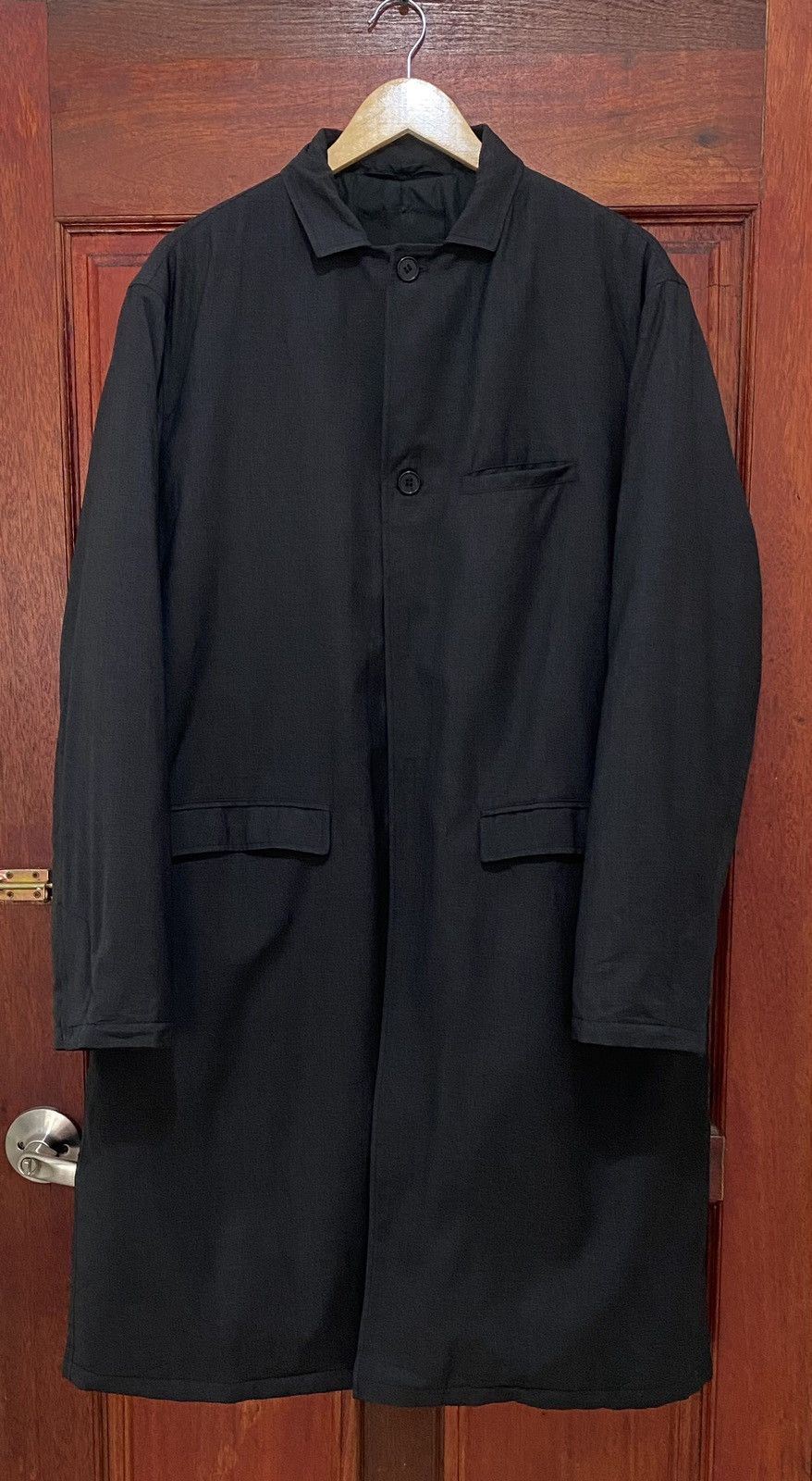 Prada Trench Coat Wool Padded Jacket Perfect Condition - 4