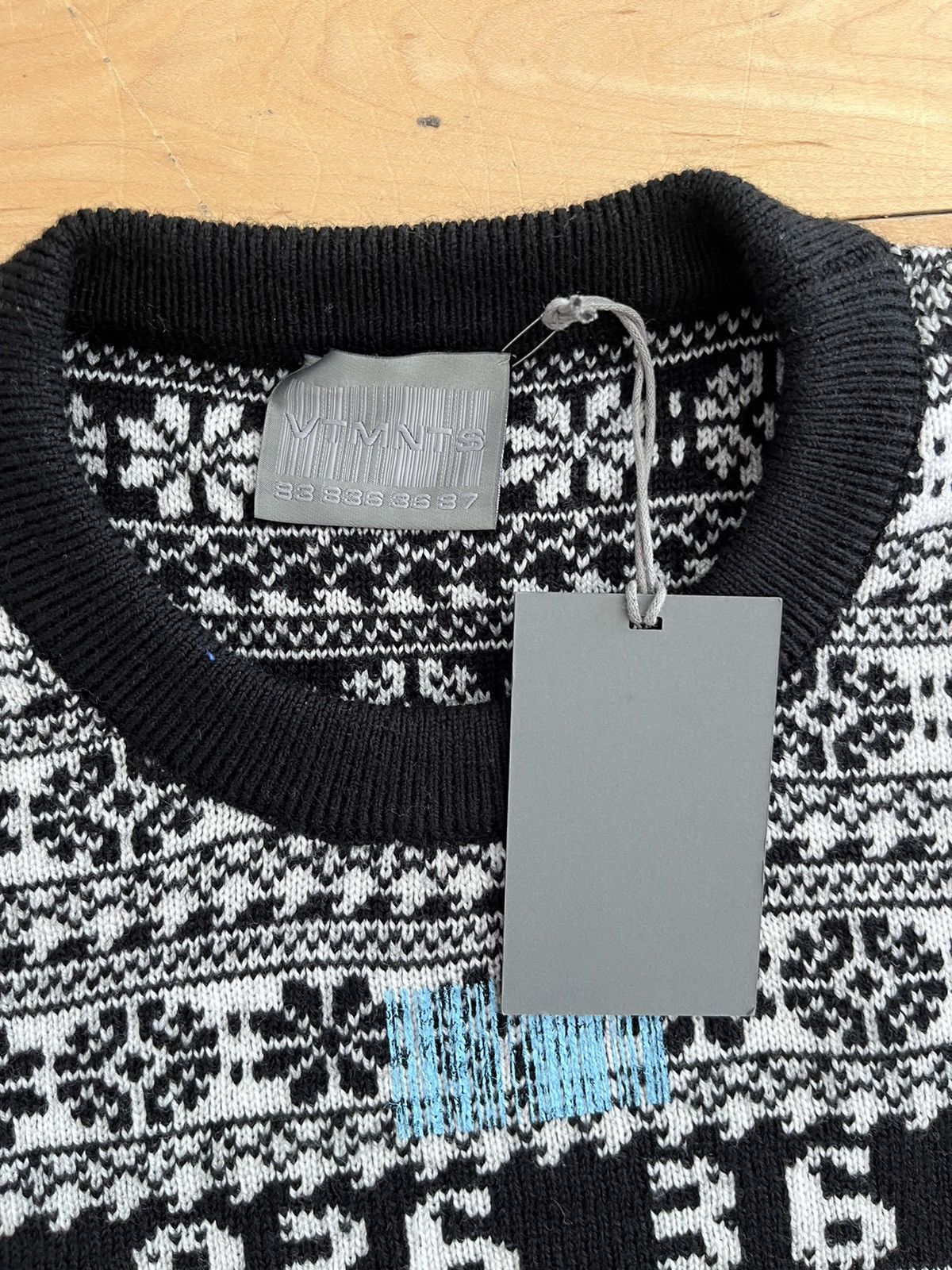 NWT - VTMNTS Number Nordic Sweater - 4