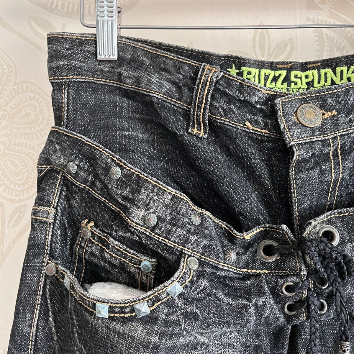 Buzz Rickson's - Rare Distressed Undercover Double Waist Buzz Spunky Jeans - 4