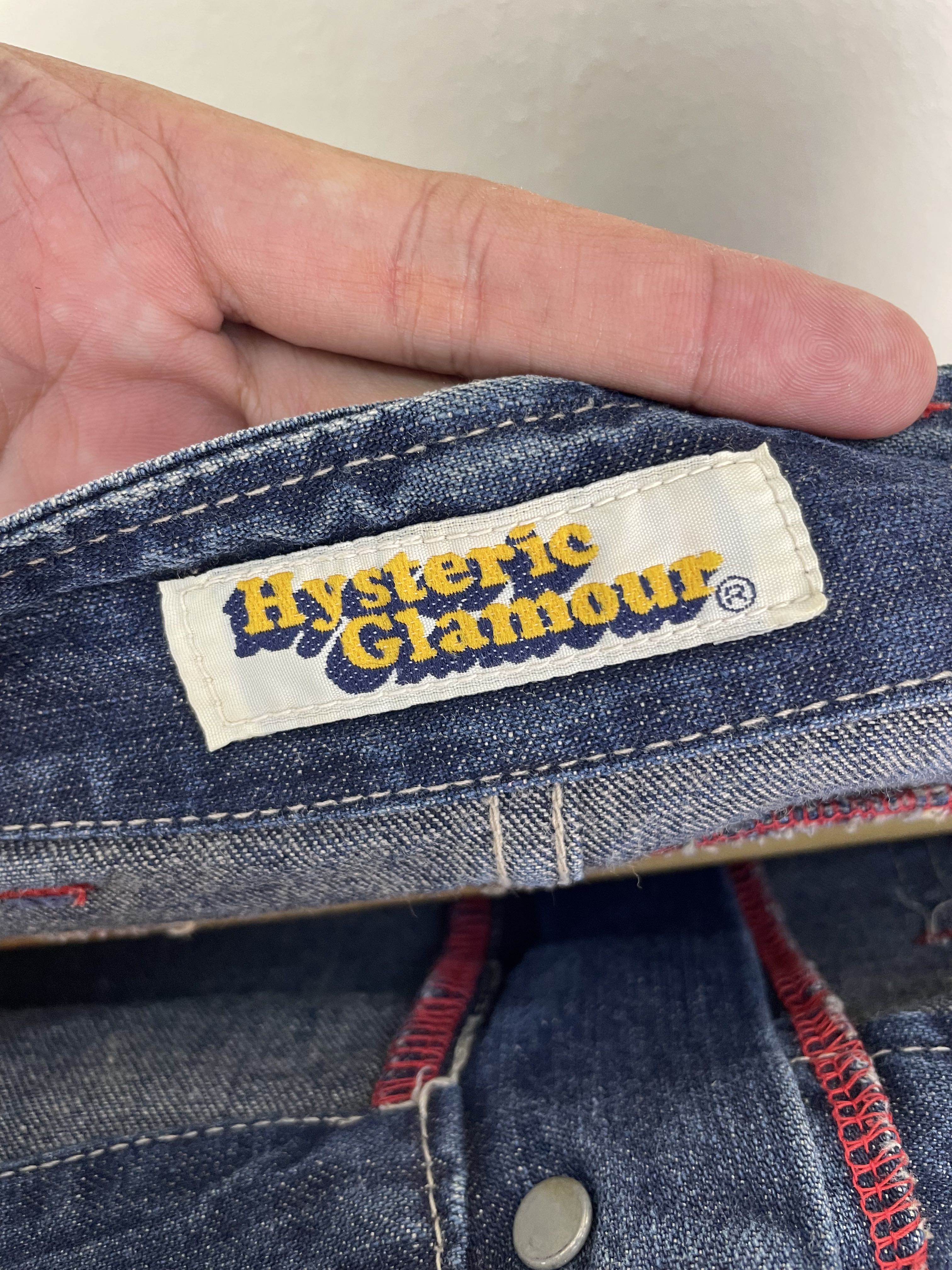 VINTAGE HYSTERIC GLAMOUR MAXI DENIM SKIRT - 4
