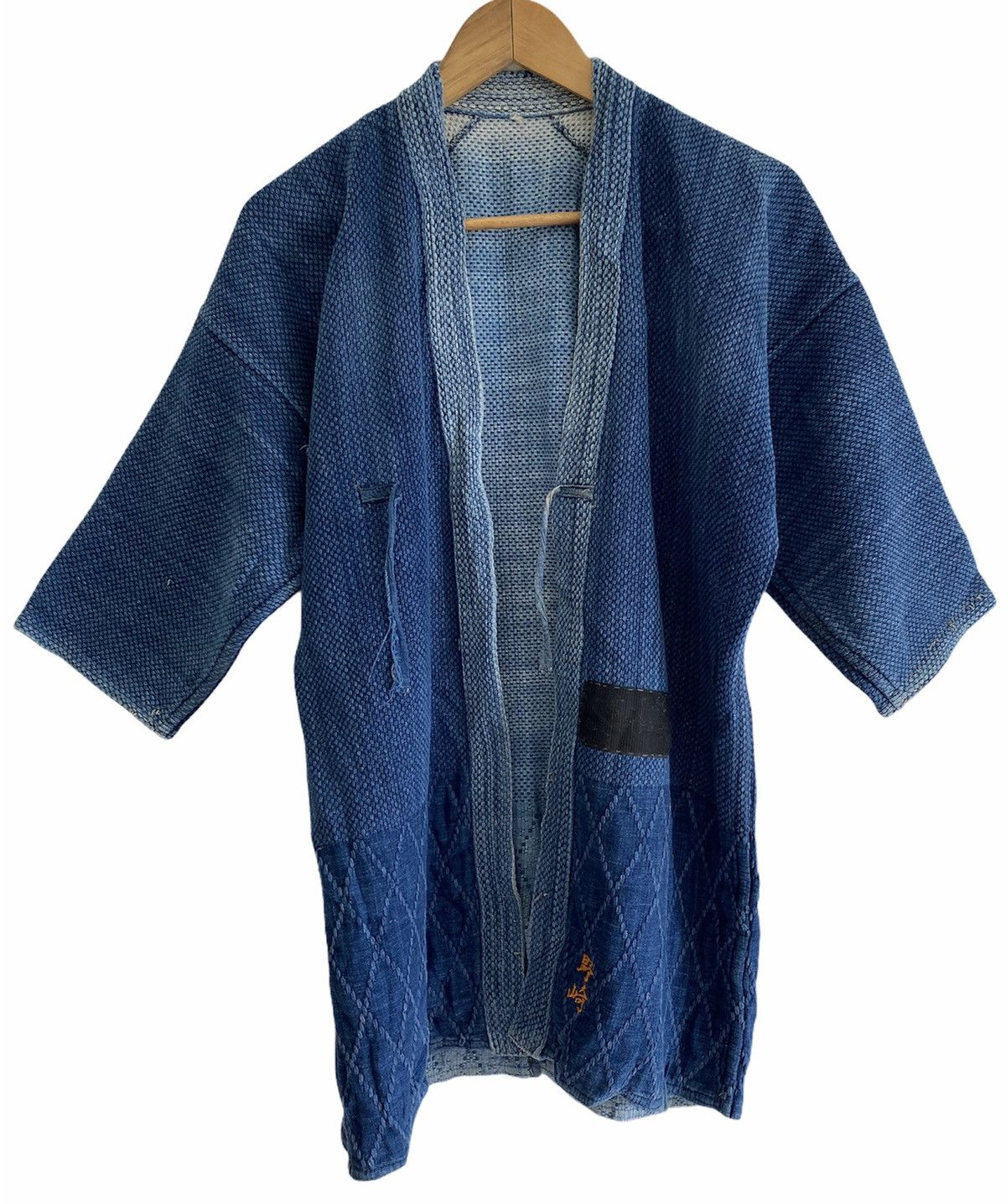 Japanese Brand - Special Kendo Kimono Indigo Dyed Woven Japanese Traditional - 1