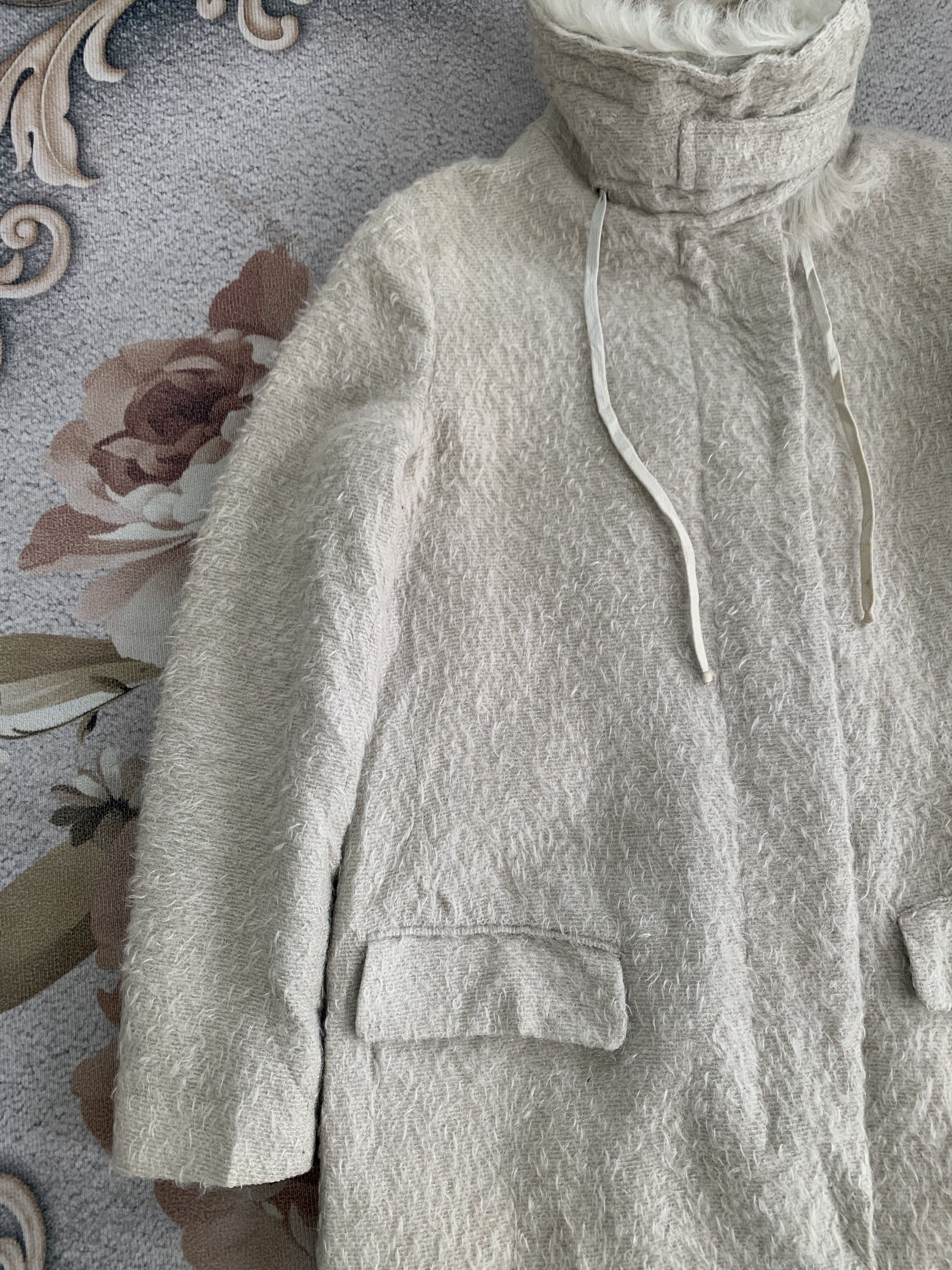 Rare Vtg Helmut Lang Mohair Wool Long Coat/Jacket Made in Italy  - 5