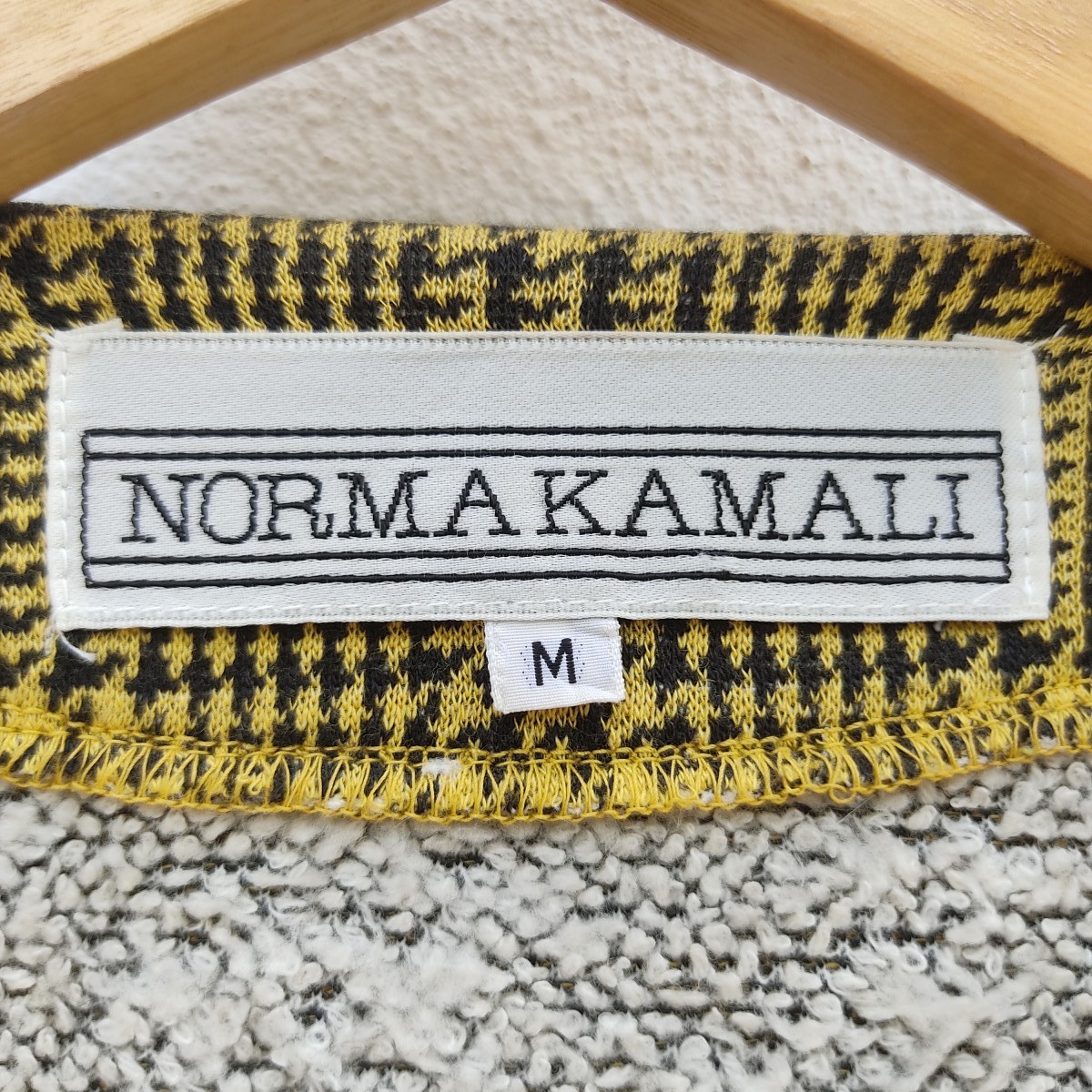American Apparel - Norma Kamali Checker Vintage 90s Cardigan Blazer Jacket - 7