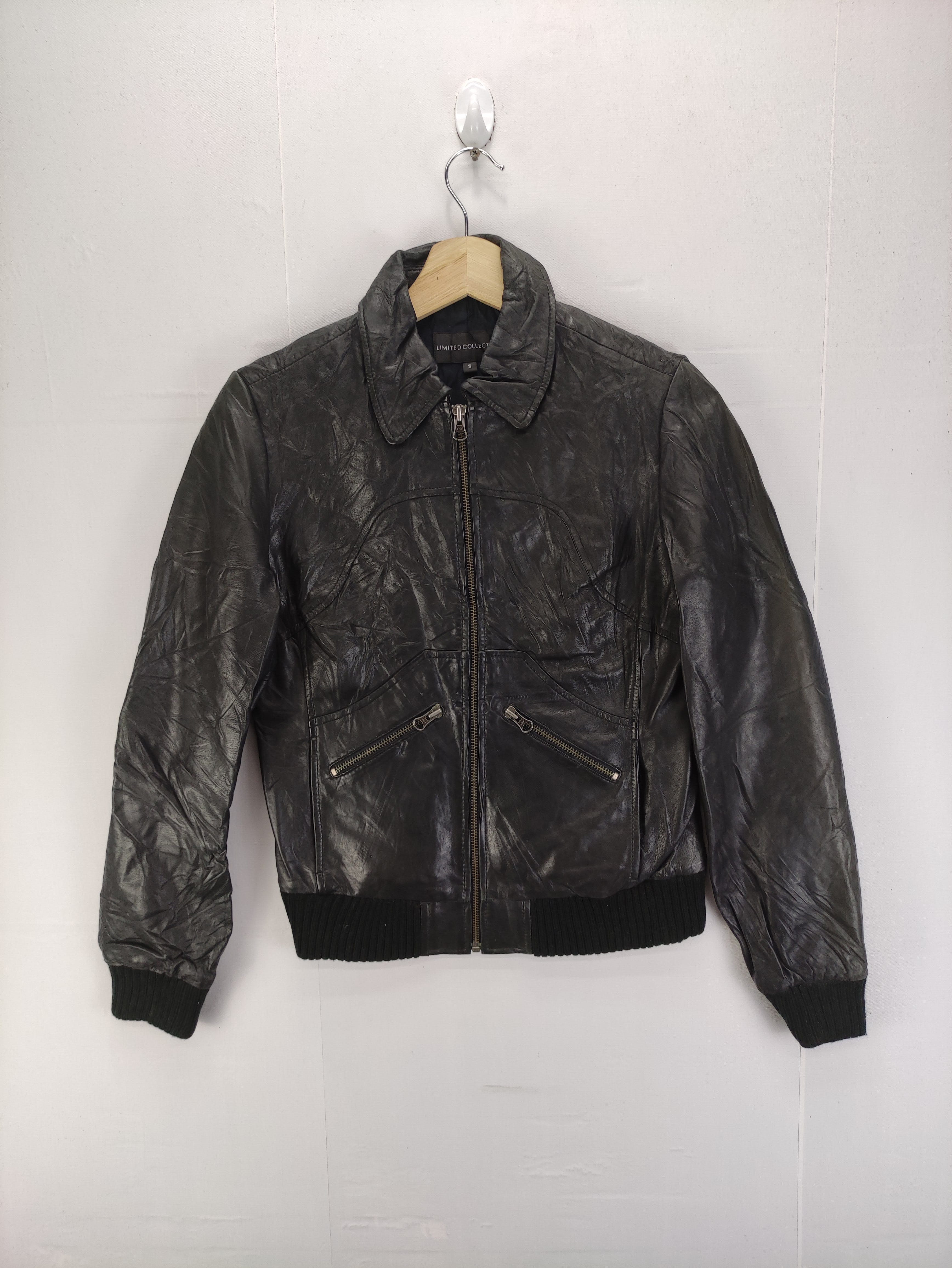 Vintage Leather Jacket Limited Collection Zipper - 1