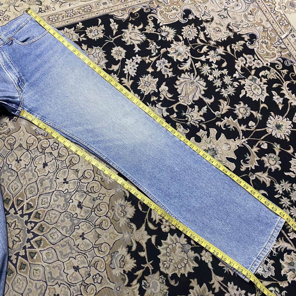 Vintage 90s Levis 517 Flare Jeans Lightwash 33x33 Made USA - 19