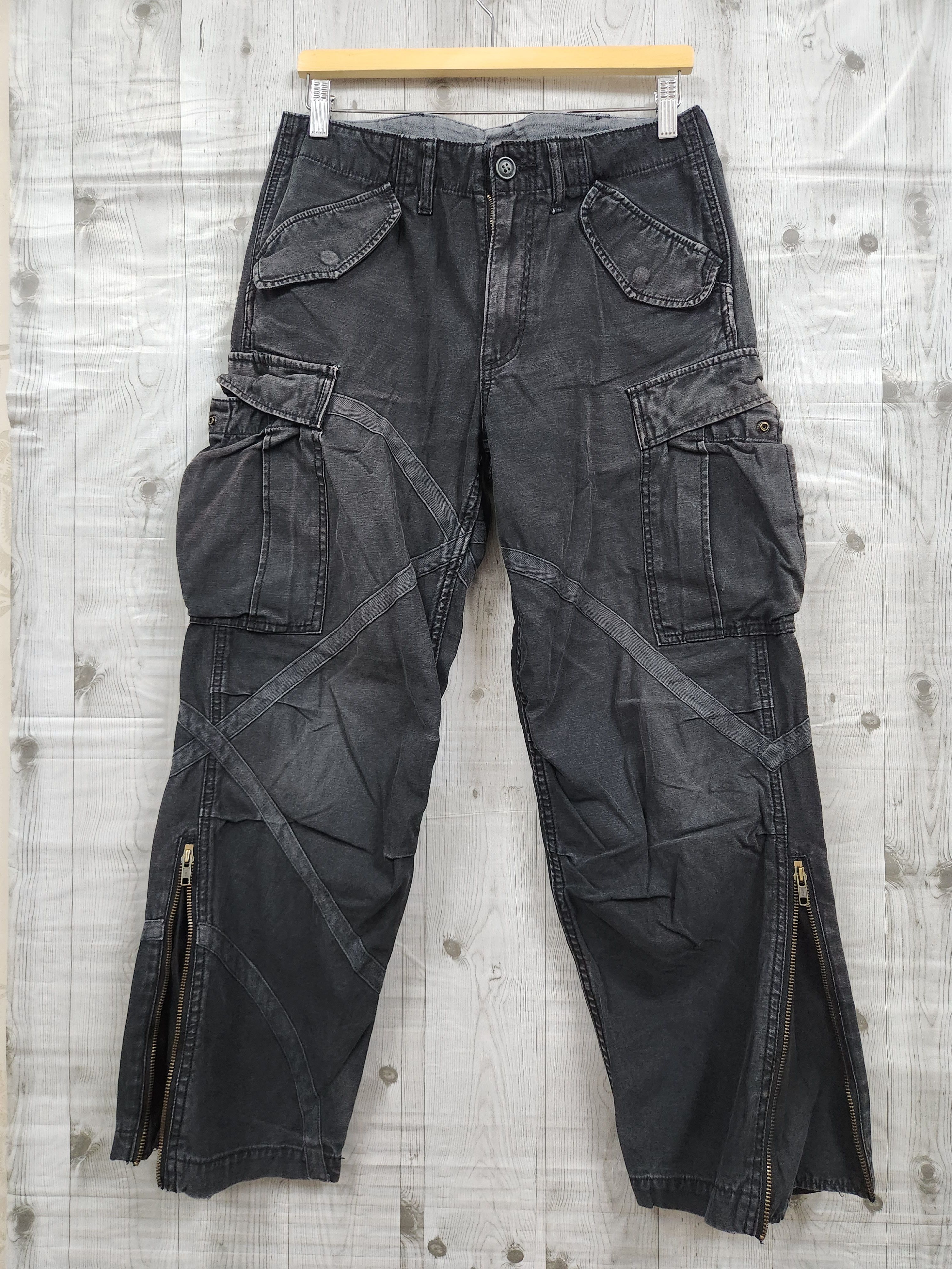 Japan Cargo Pants Multipockets Tokyo Streetwear - 1