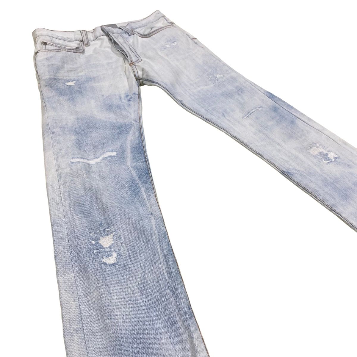 Dior Homme SS06 Dirty Snow Denim Jeans - 4
