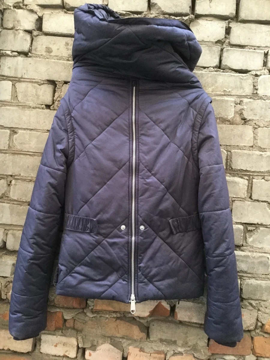 Funnel neck "square" jacket + vest - 2