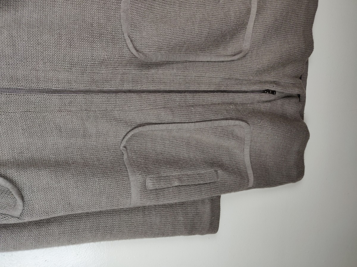 Italian Designers - Liviana Conti Italy Long Coat Wool Hoodie Jacket - 6