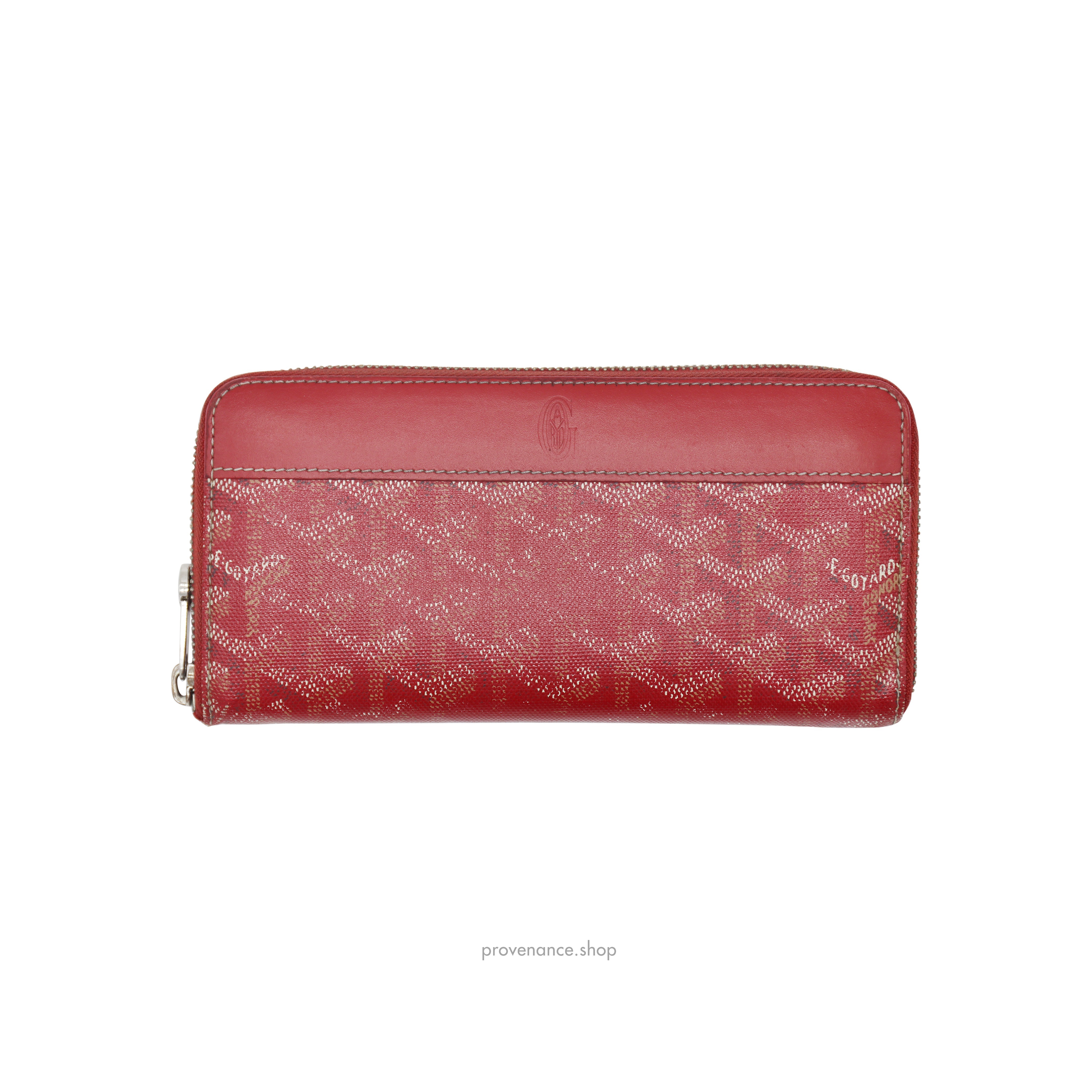 Matignon Long Wallet - Red Goyardine - 1