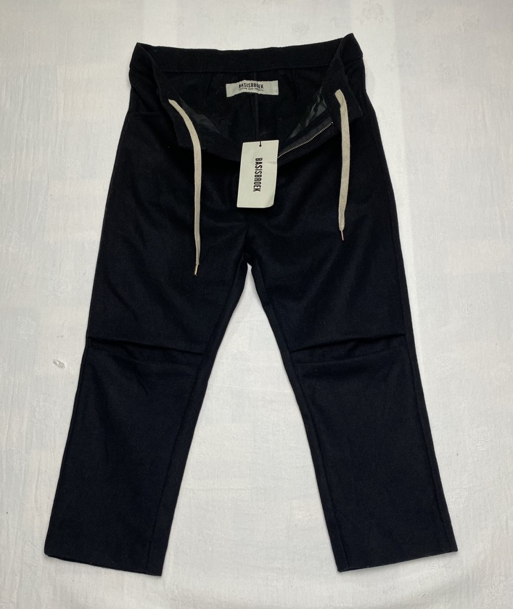 Basisbroek - Basisbroek Wool Cropped Pants Belgium Made Products - 5