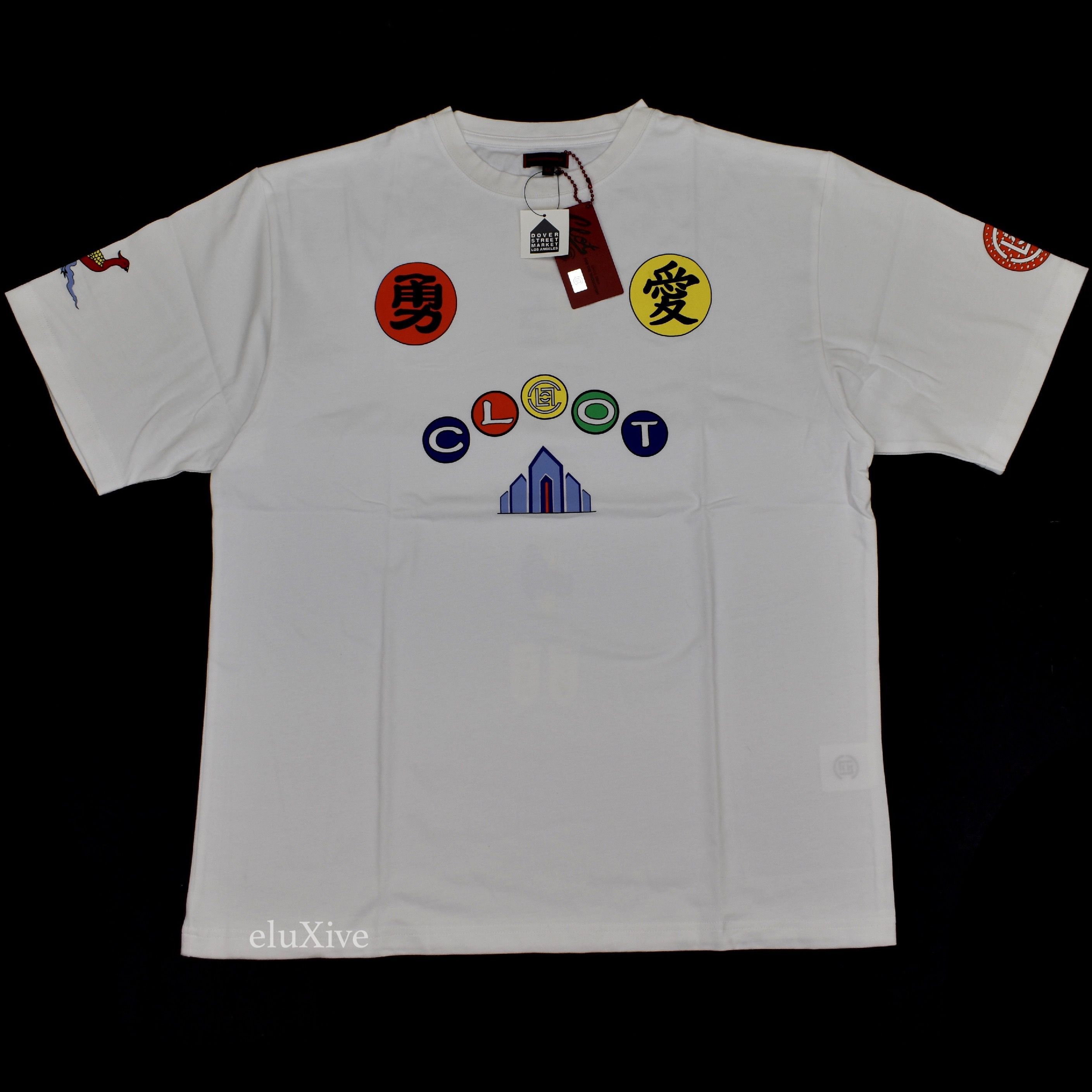 Clot DSM Fearless Logo Insignia Print T-Shirt DS - 1