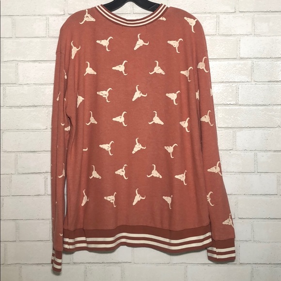 Vintage Havana Longhorn Bandit Western Sweatshirt - 2