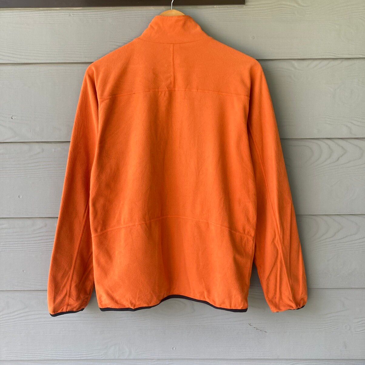 Vintage Nike Fit Therma Orange Blank Fleece Sweater - 6