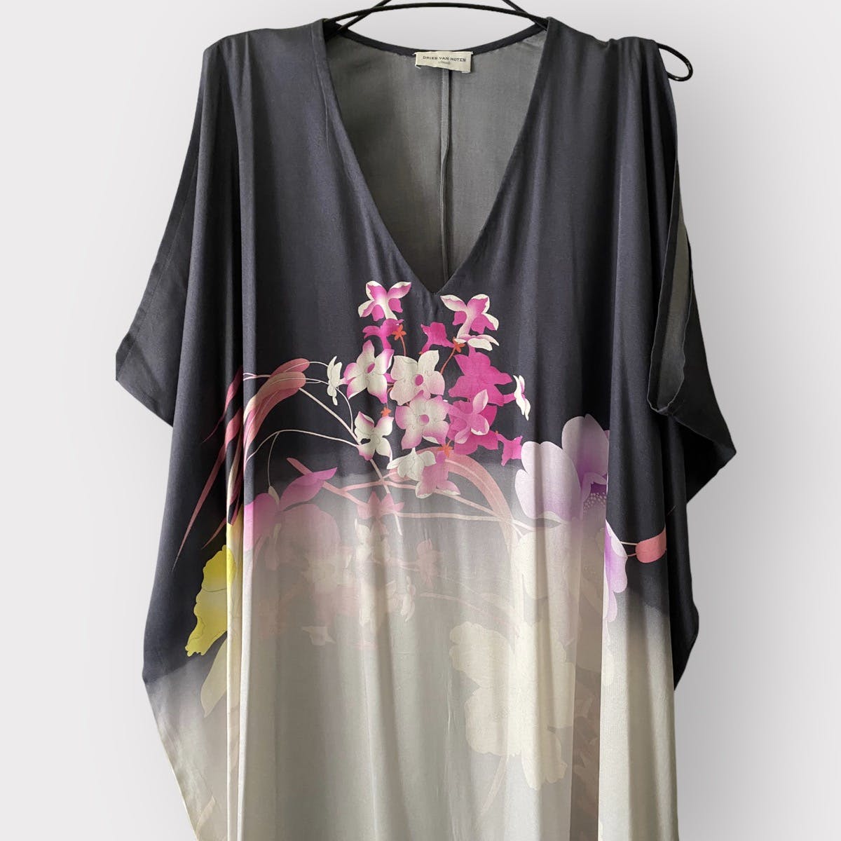 Dries Van Noten Silk Oversize Dress - 1
