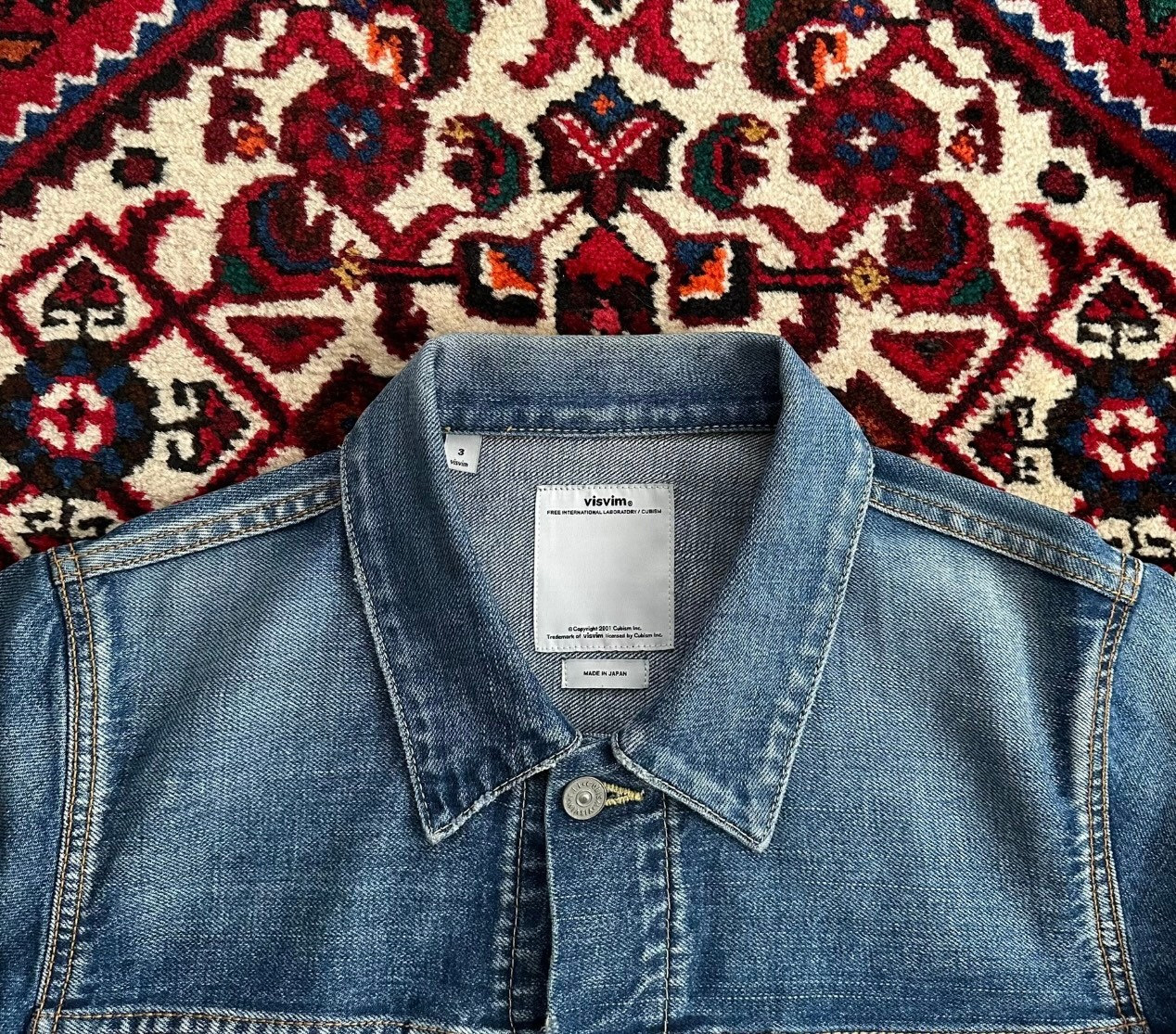 Visvim 17ss 101 denim jacket - 3