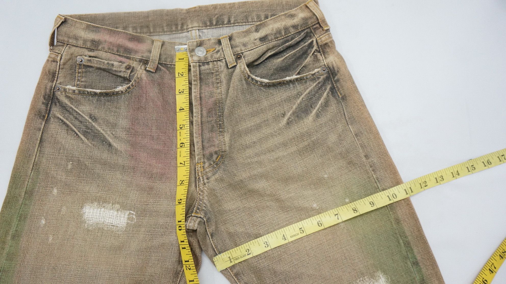 TAKEO KIKUCHI Distressed Vintage Jeans - 9