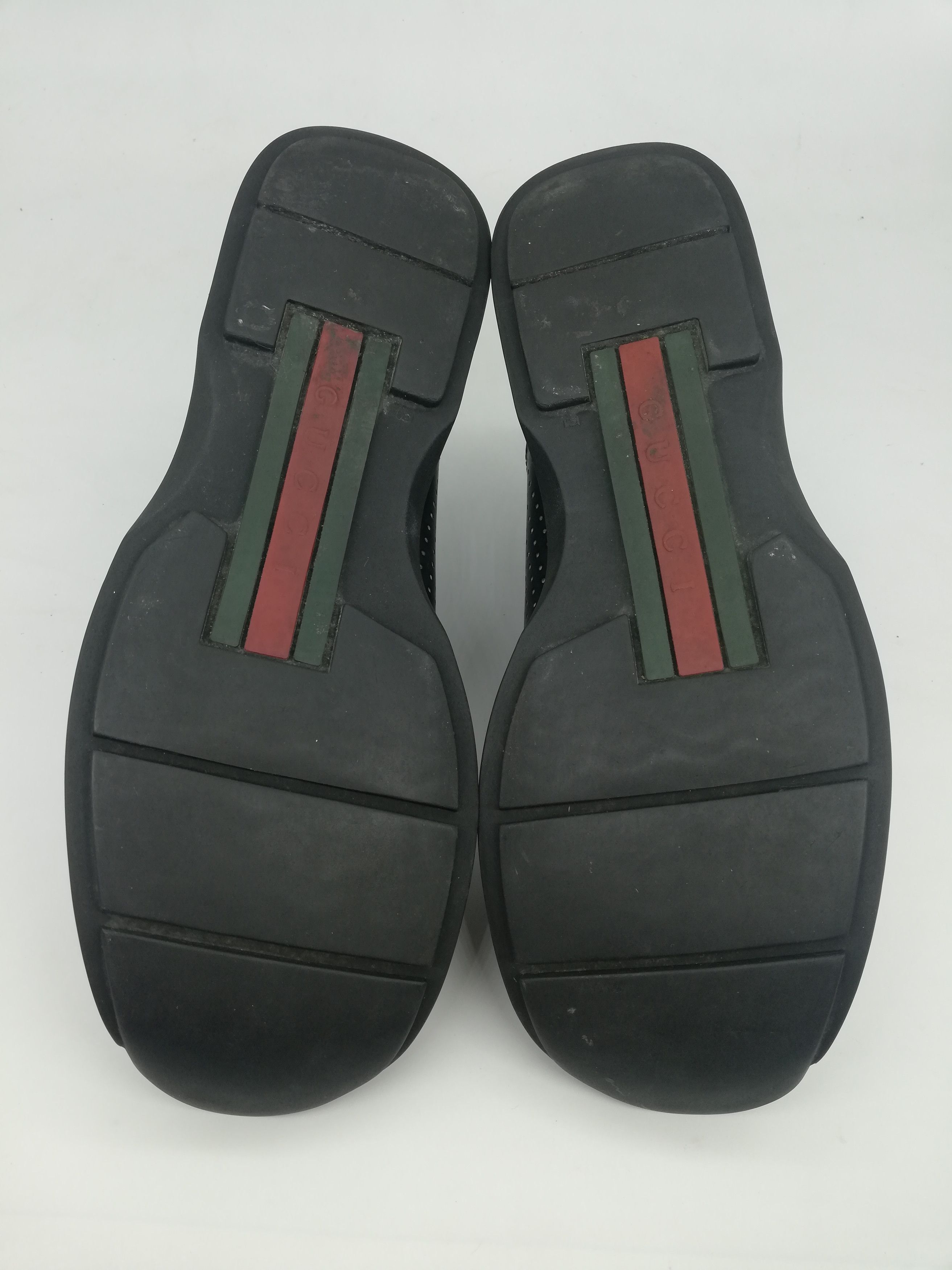 GG Black Velcro Strap Shoes - 7