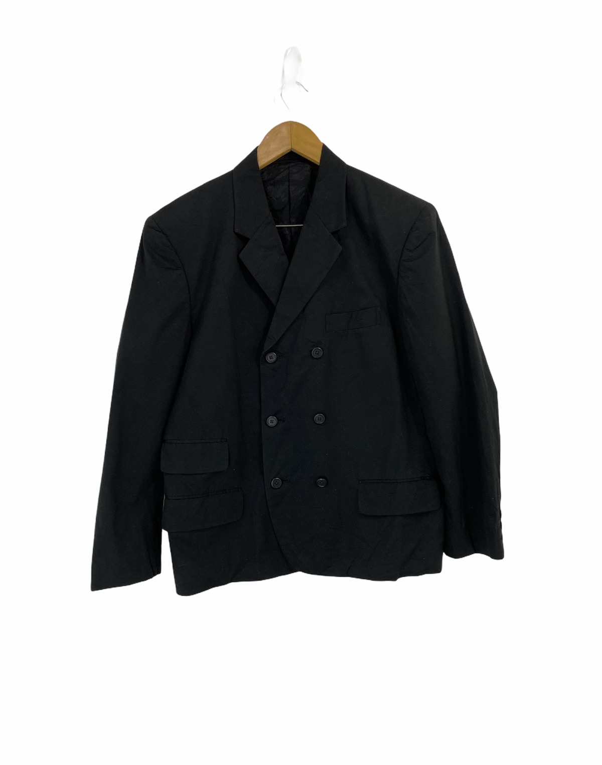 Yohji Yamamoto Y’s For Men double Breast Jacket BlackFashion