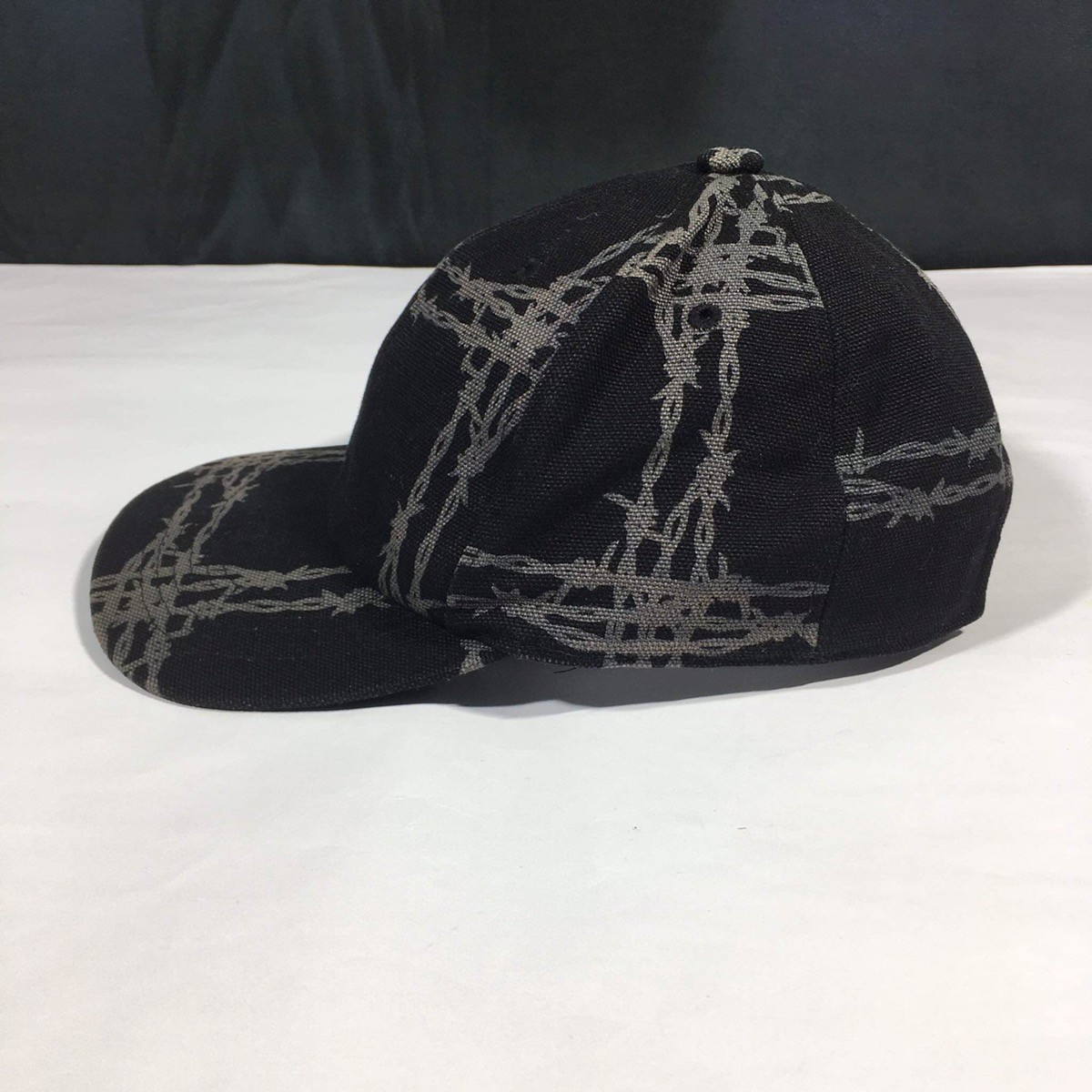 AW96 Barbed Wire Leather Strap Hat - 3