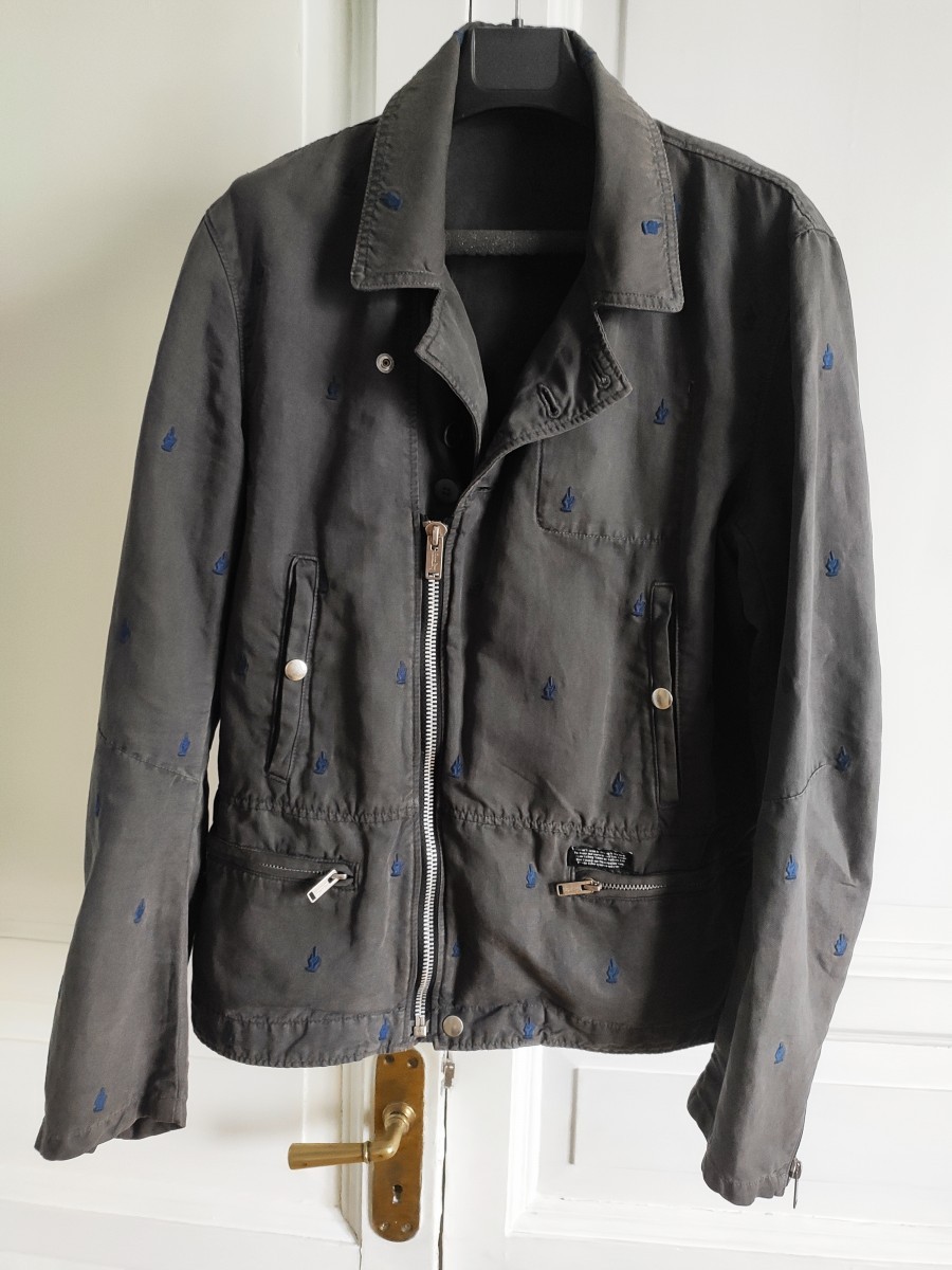 GRAIL! SS13 FUCK K4202-2 biker jacket - 5