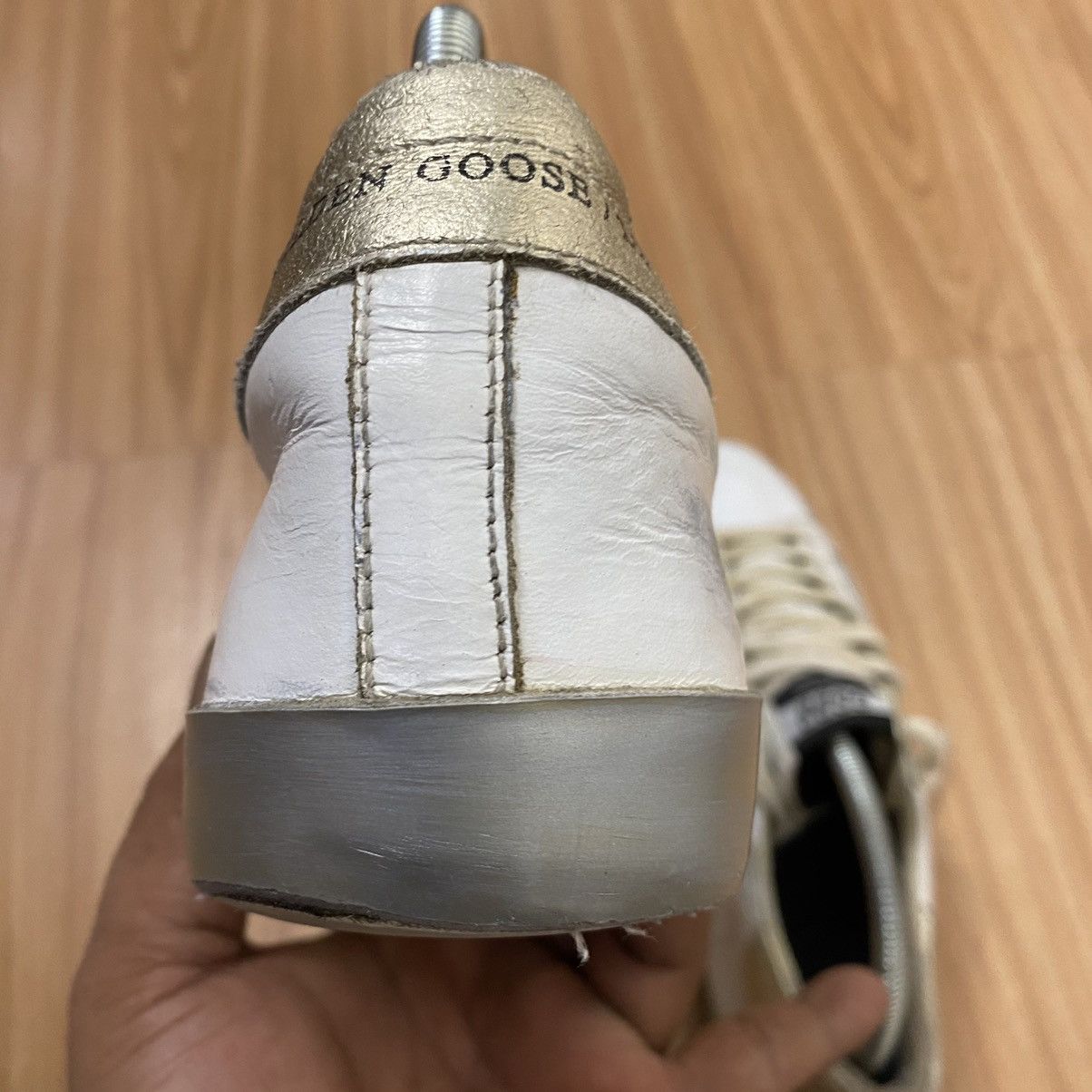 💥GOLDEN GOOSE SUPERSTAR WHITE SNEAKERS SIZE 40 - 5