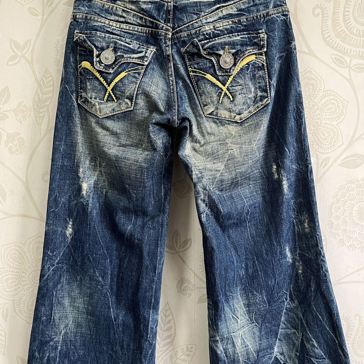 Vintage Red Pepper Boot Cut Hysteric Flare Denim Jeans - 13