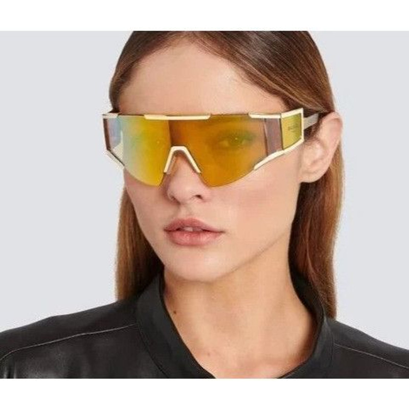 NEW BALMAIN SUNGLASSES BPS-138B GOLD UNISEX EYEWEAR BALMAIN - 1